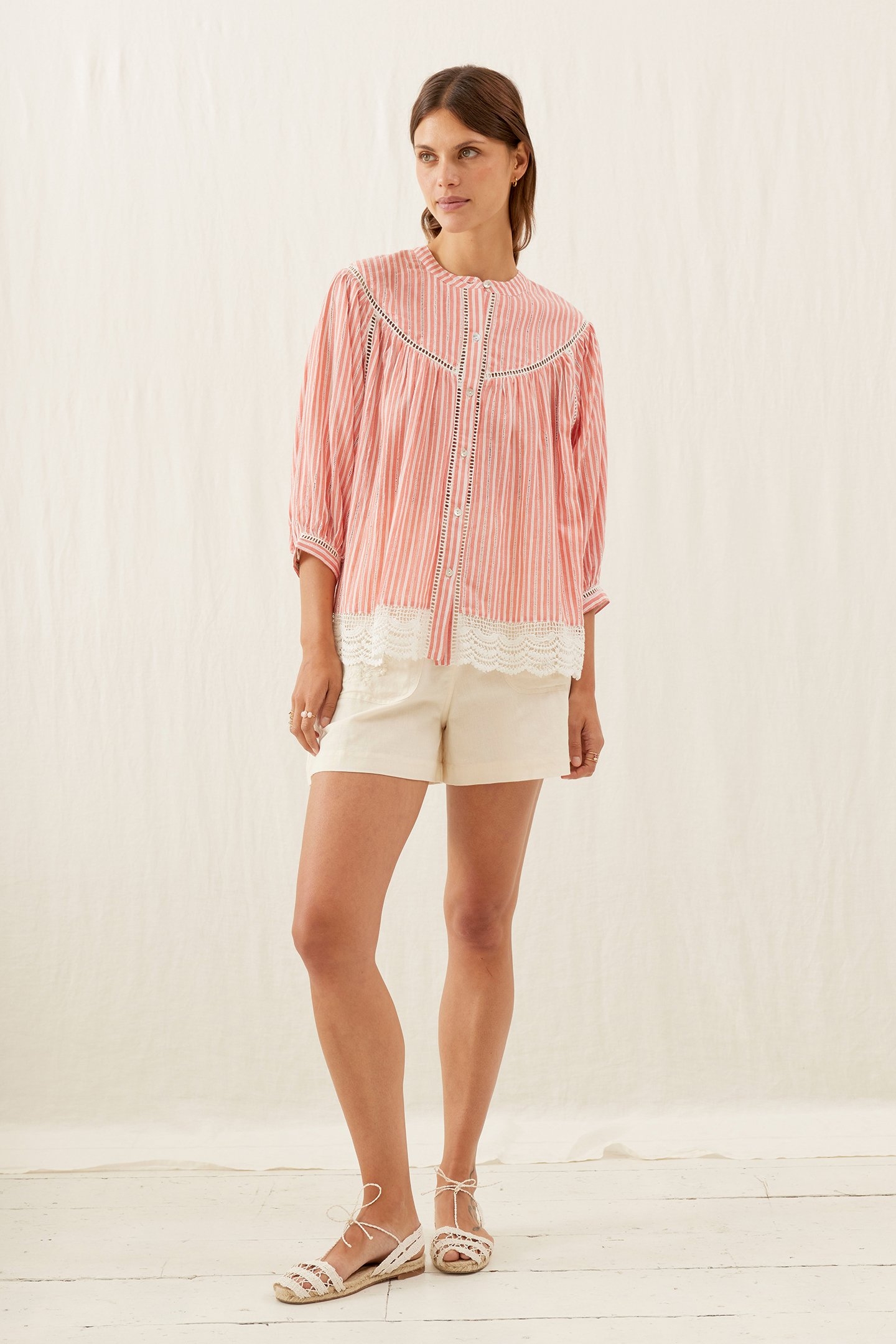 SHIRT LIVIE STRAWBERRY STRIPES 1