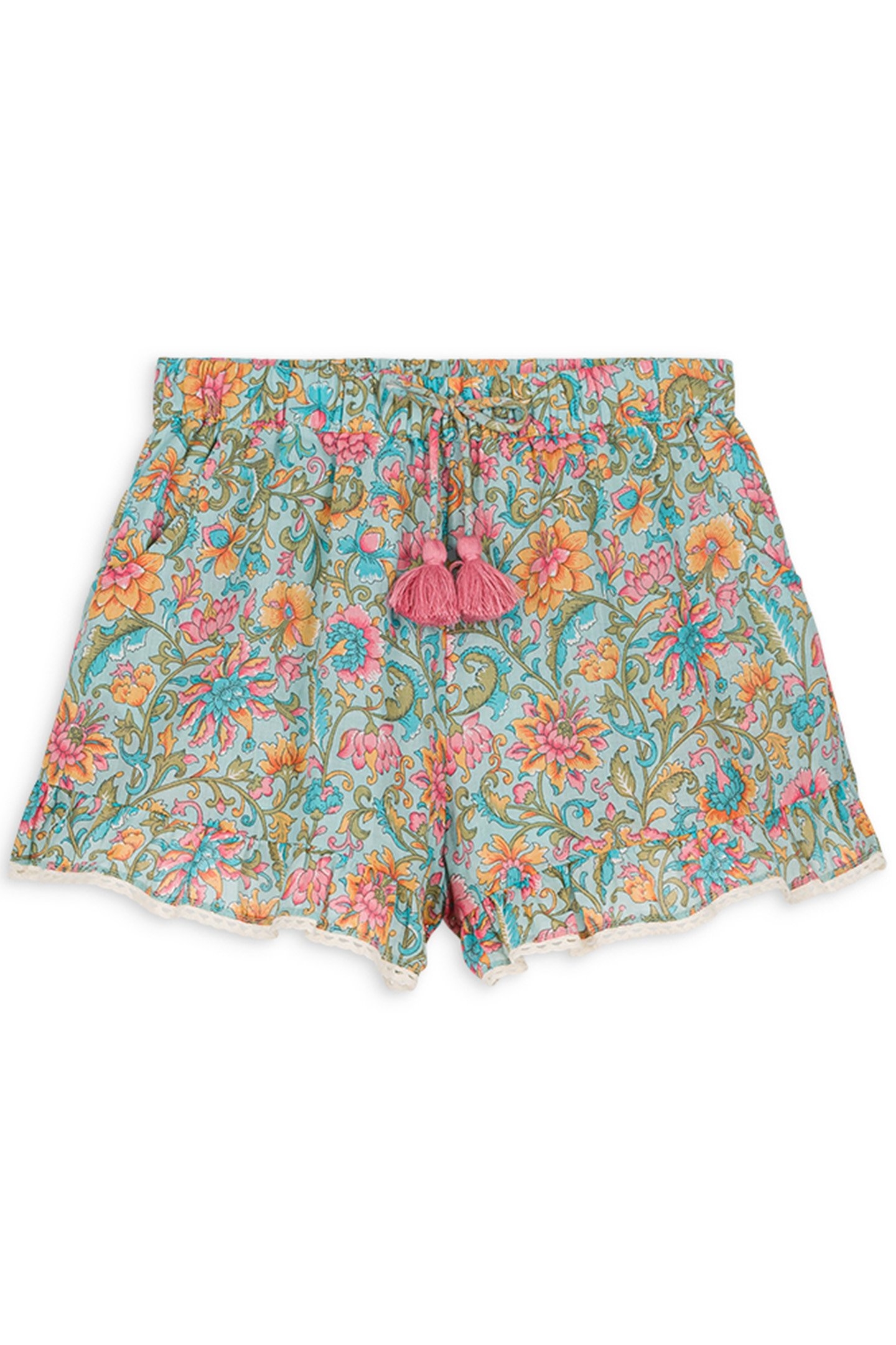 SHORTS VALLALOID WATER RIVER FLOWERS 1