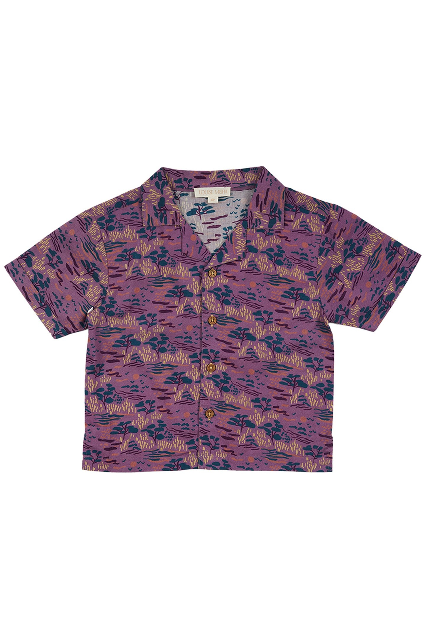 SHIRT ALOV PURPLE PAST FIELDS 2