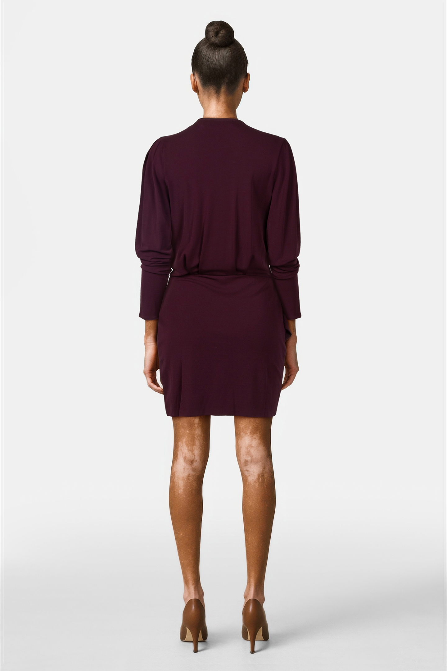 PANOUA DRESS BERRY/BORDEAUX 2