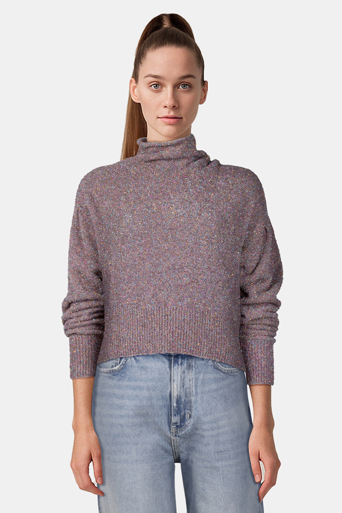 CLERVY PULLOVER MULTICO PINK 1