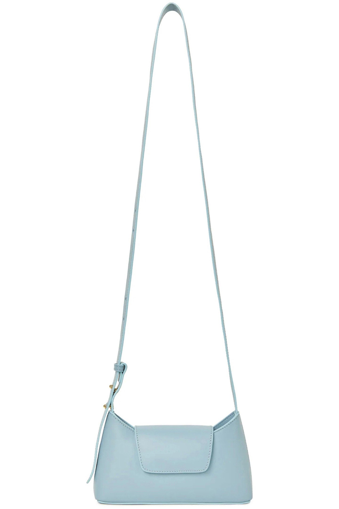 MINI ENVELOPE LEATHER BLUE AZUR 1