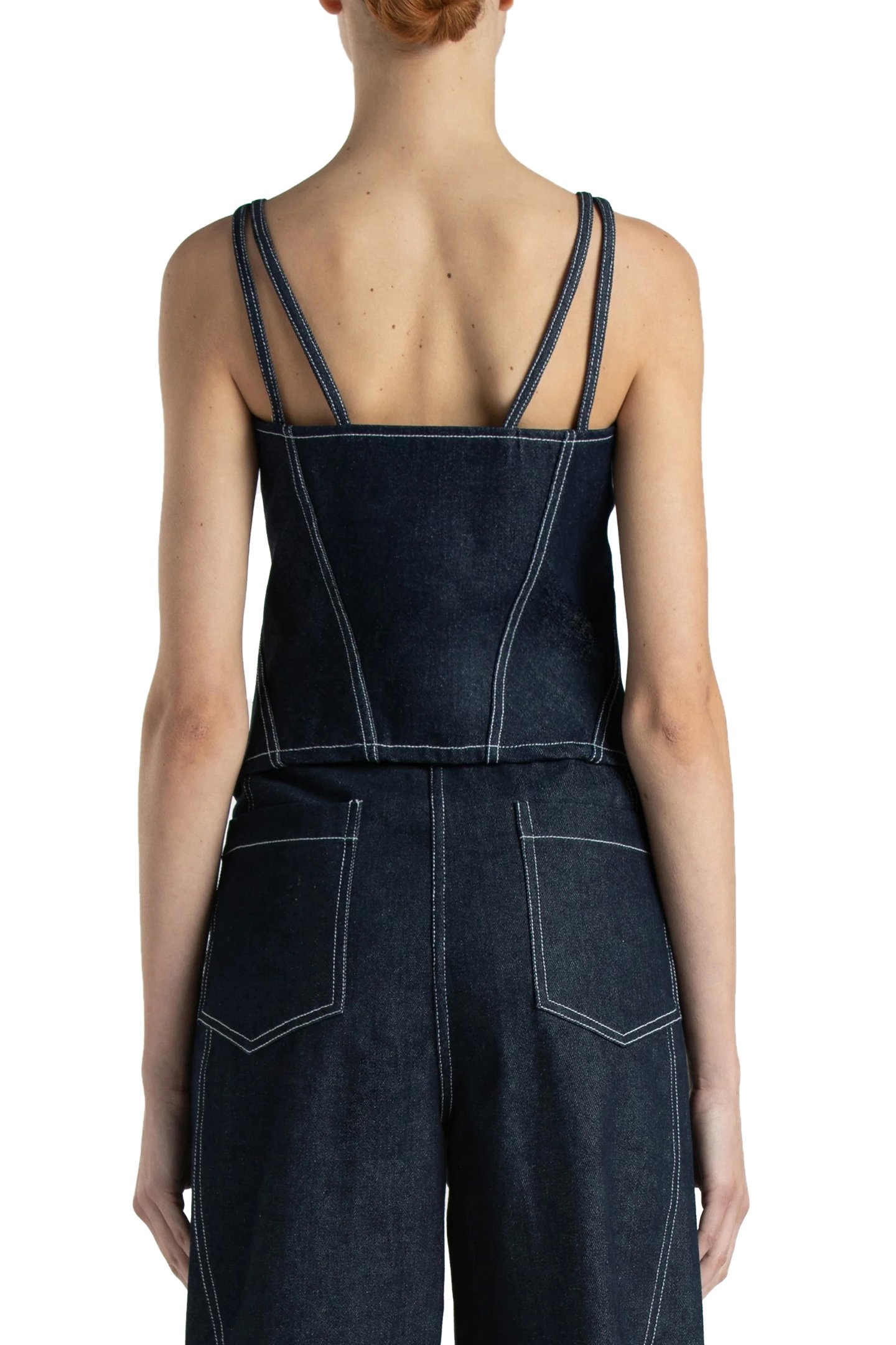 DENIM BUSTIER NAVY 2