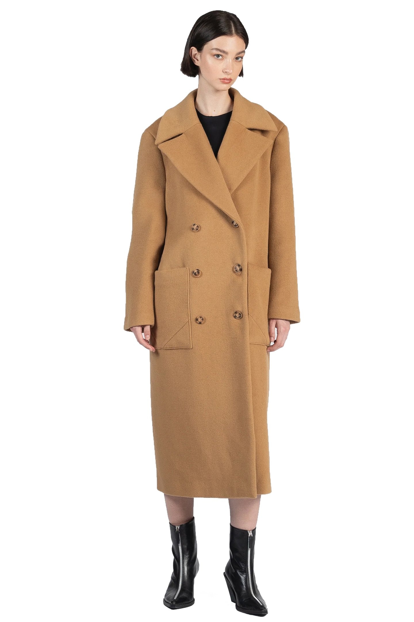 BOYFRIEND COAT CAMEL 1