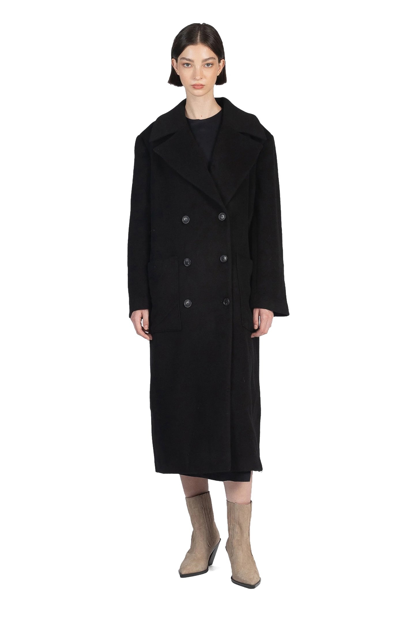BOYFRIEND COAT BLACK 1