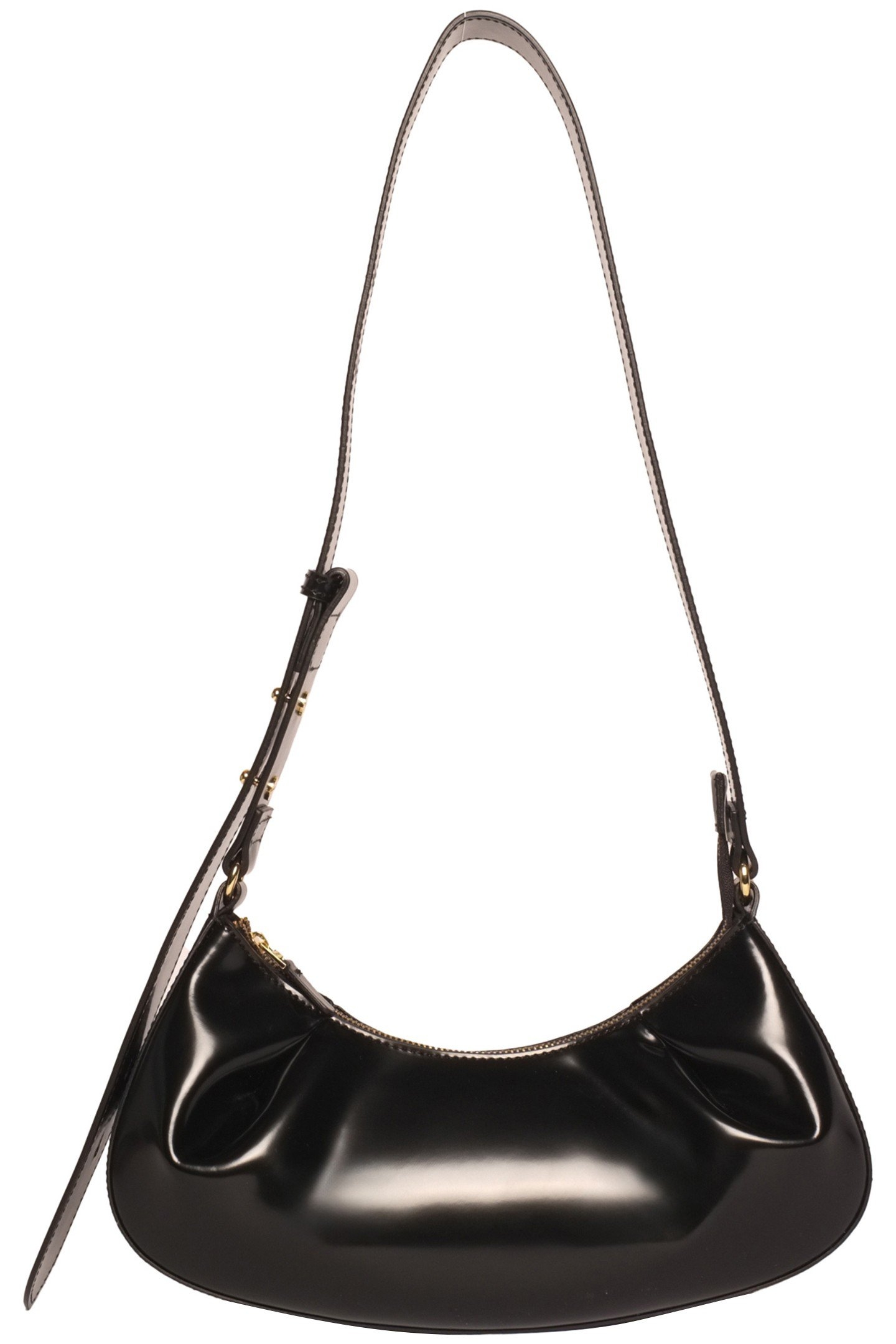 DIMPLE MOON PATENT LEATHER BLACK 1