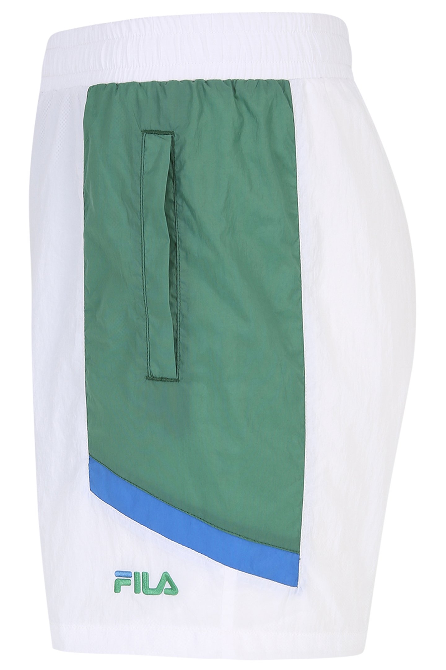 LOCHRISTI LOOSE TRACK SHORTS BRIGHT WHITE-FIR 6