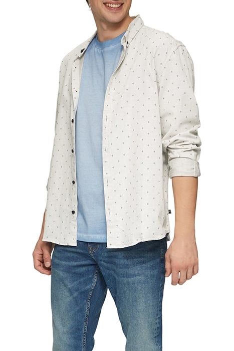 S.OLIVER-QS SHIRT OFFWHITE 1