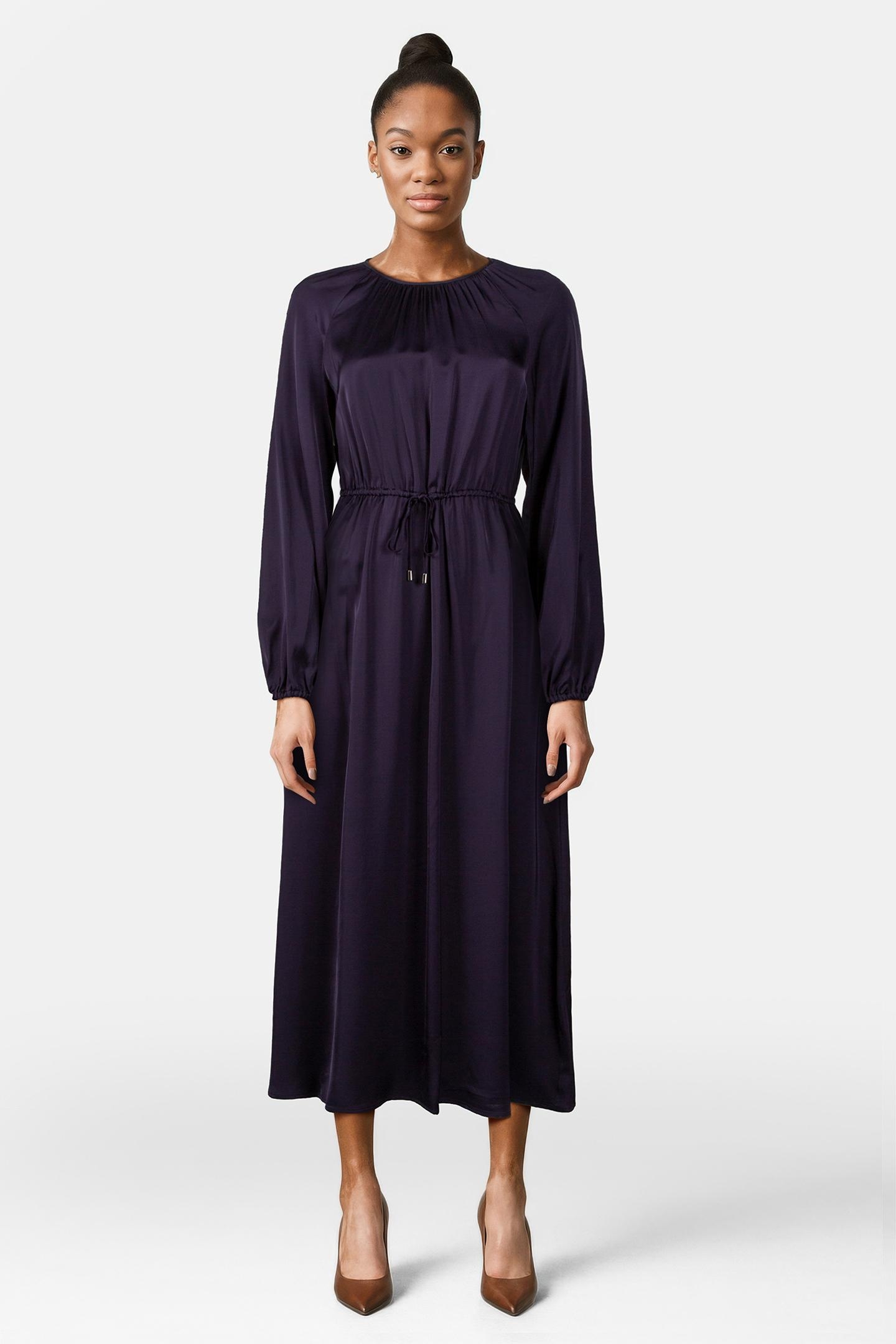 COMMA DRESSES AUBERGINE 1