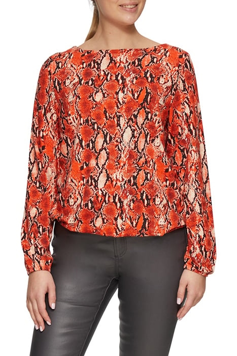 S.OLIVER T-SHIRTS ORANGE 1