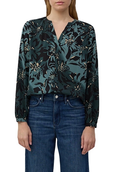 S.OLIVER BLOUSE BLUE GREEN 1