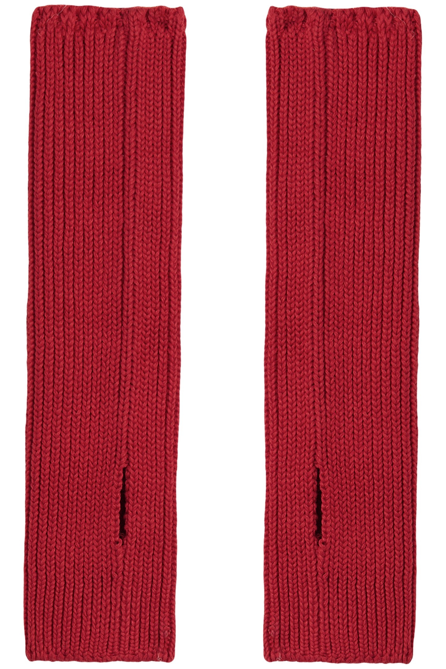 THE RED KNIT GLOVES 1