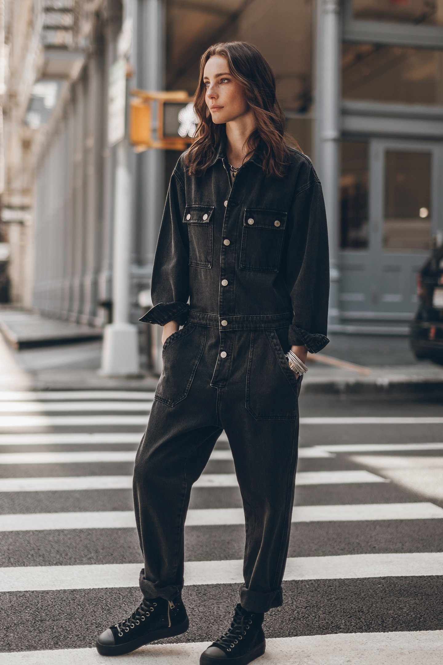 THE BLACK DENIM JUMPSUIT 5