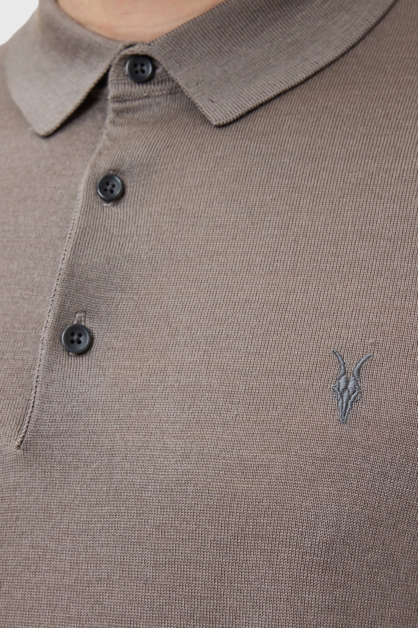 MODE MERINO SS POLO CHESTNUT BROWN 6