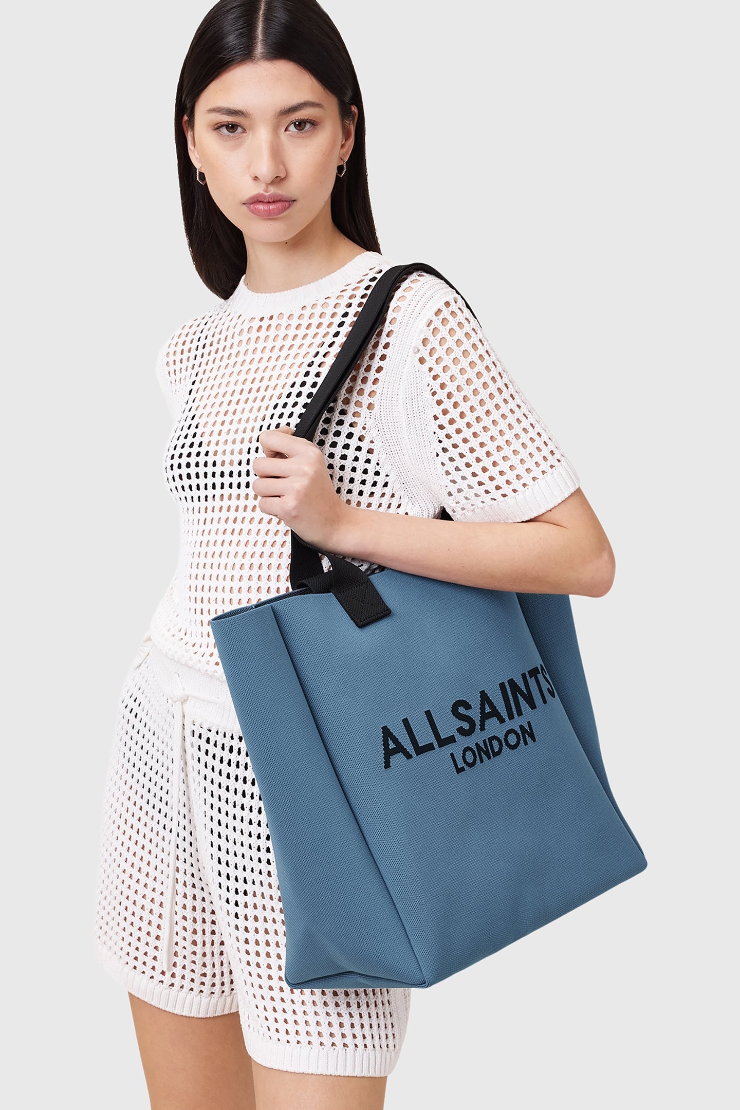 IZZY E/W TOTE STEEL BLUE 1