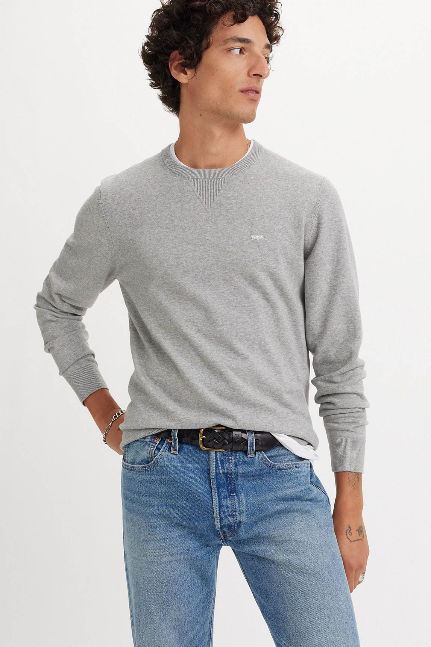 LIGHTWEIGHT HOUSEMARK SWEATER GREY 4