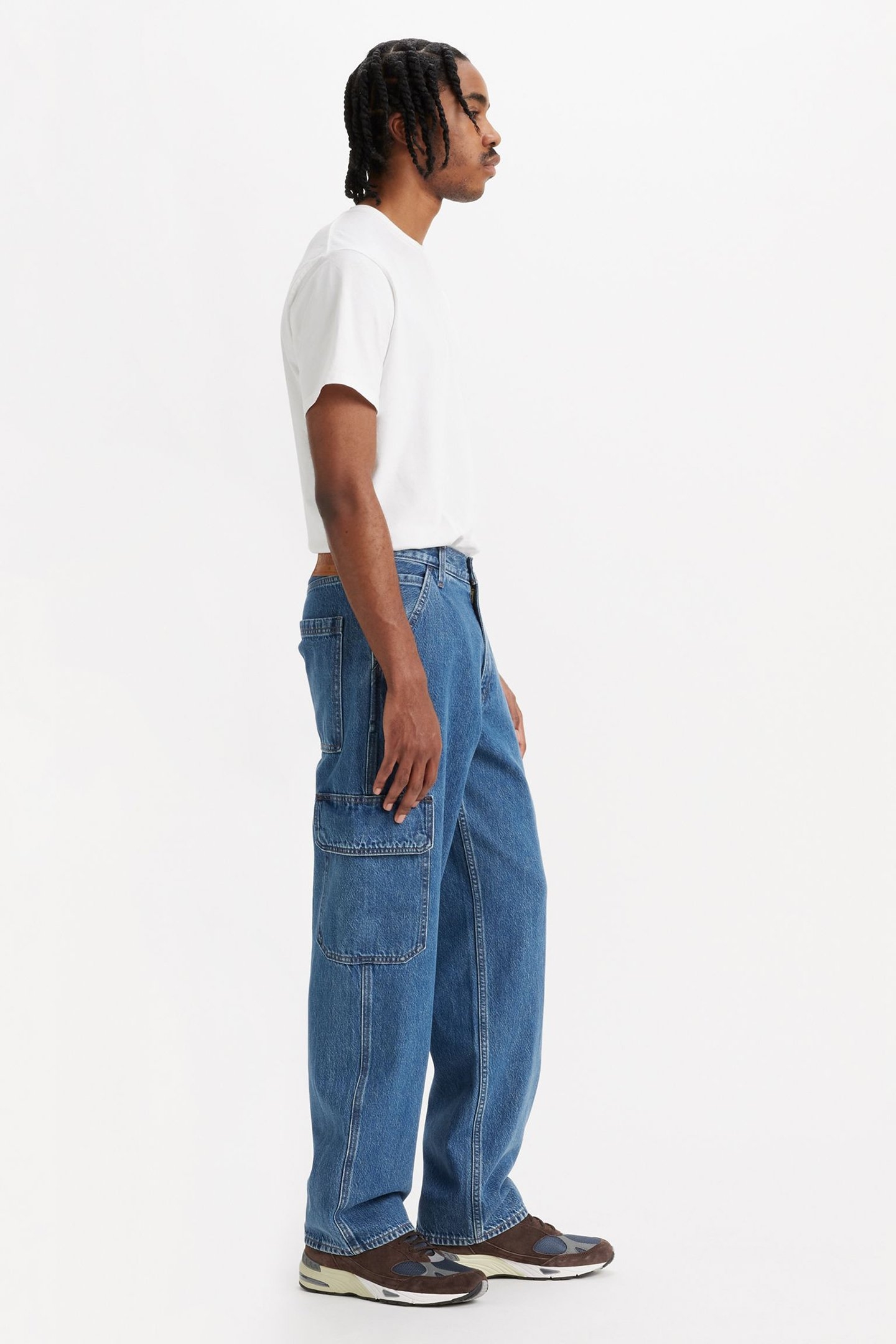 568™ LOOSE STRAIGHT CARGOS BLUE 5