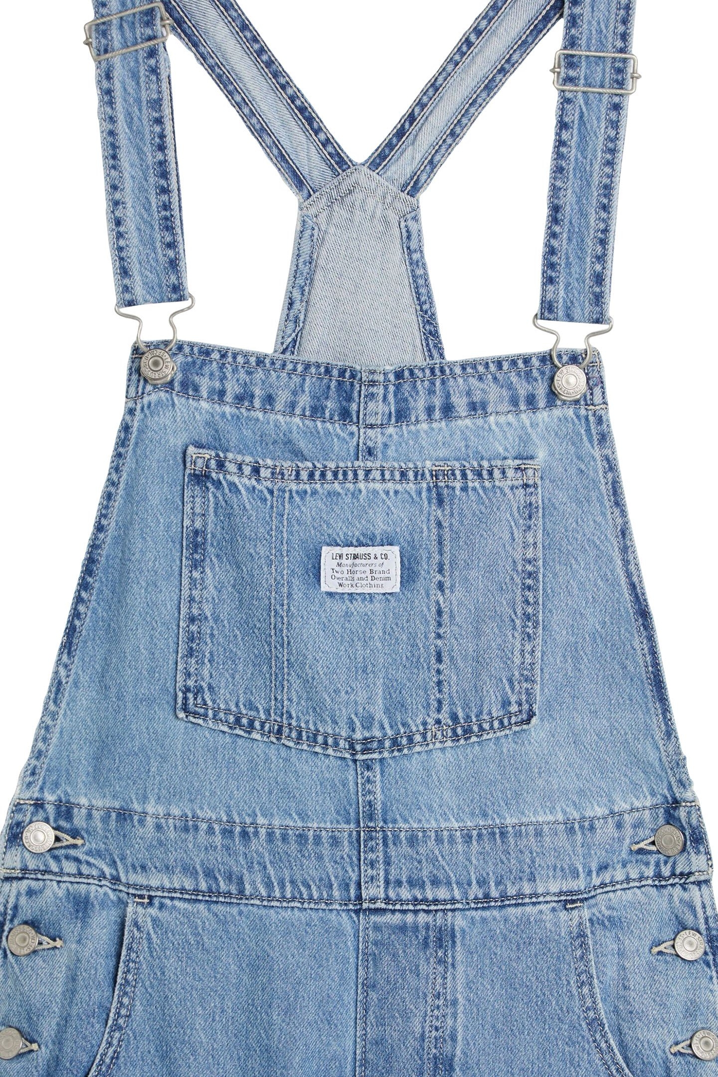VINTAGE DENIM OVERALLS MED INDIGO 8