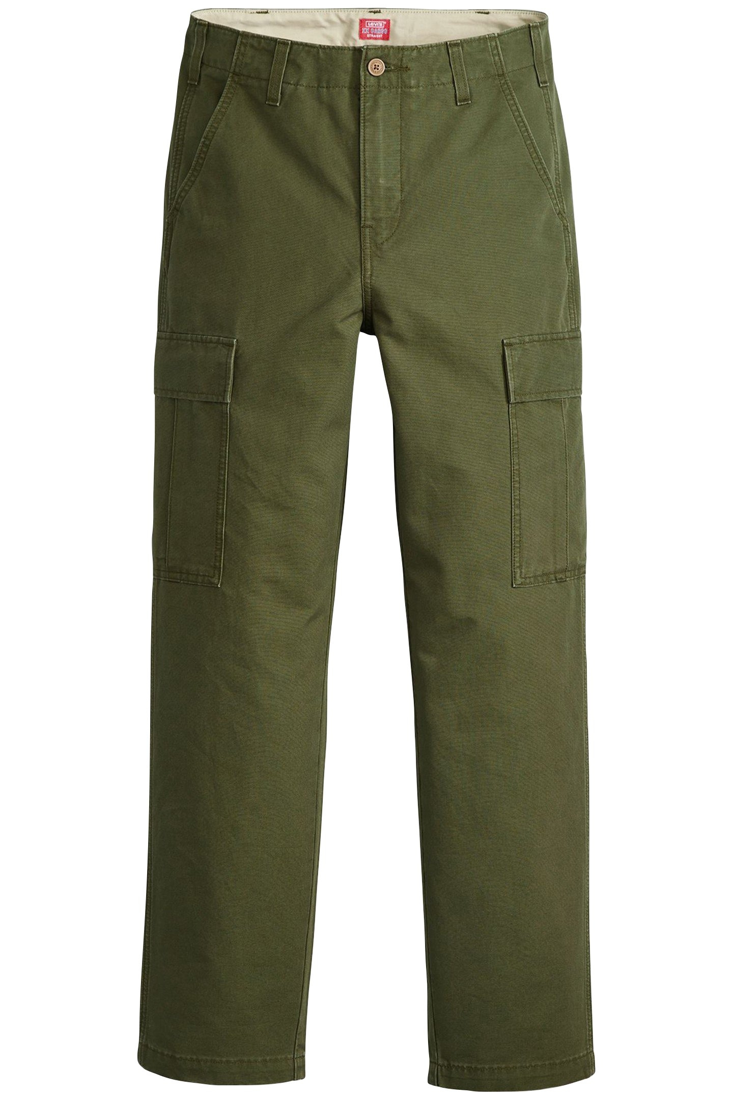 CARGO STRAIGHT PANTS GREEN 3