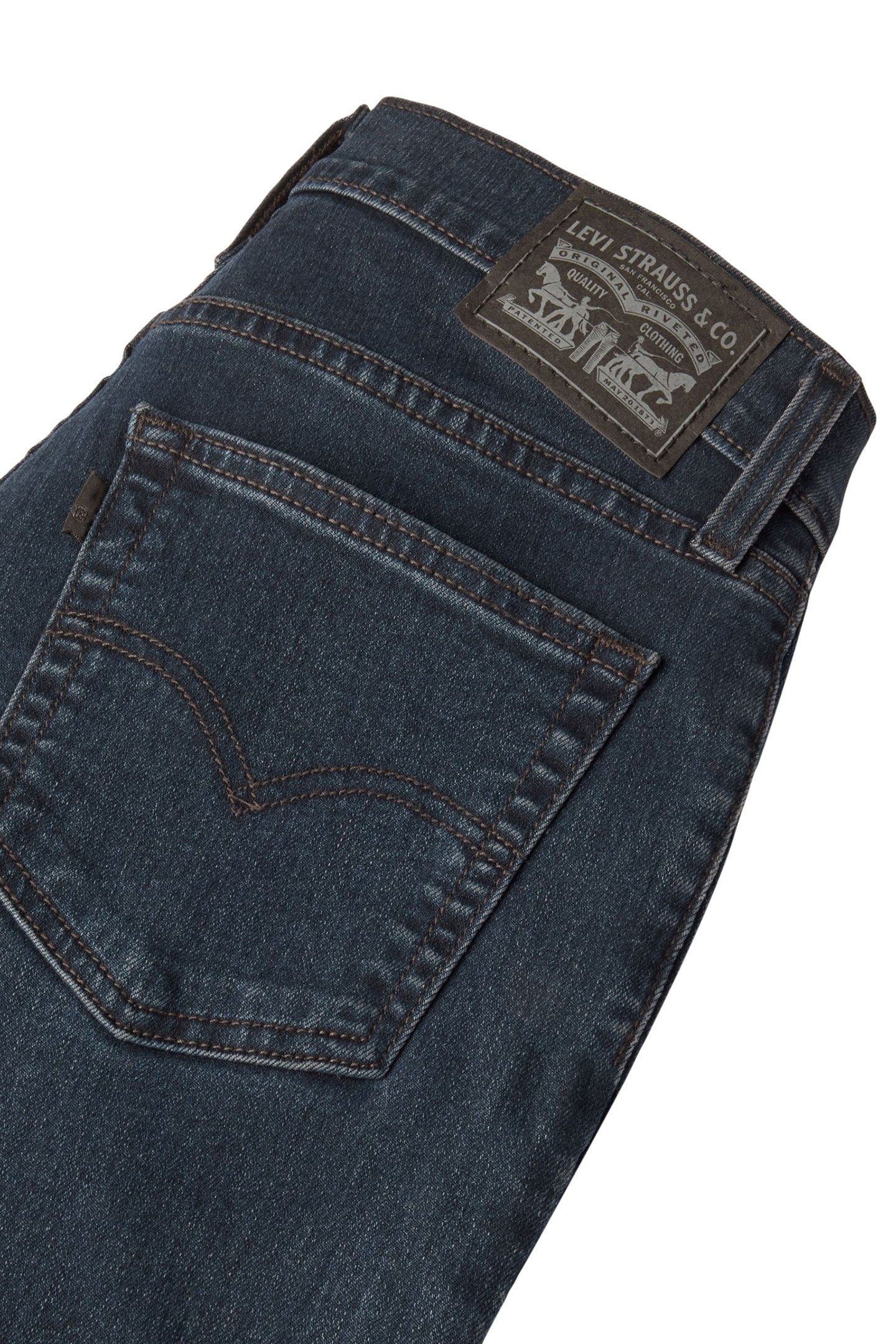 724™ HIGH RISE STRAIGHT JEANS DARK INDIGO 7