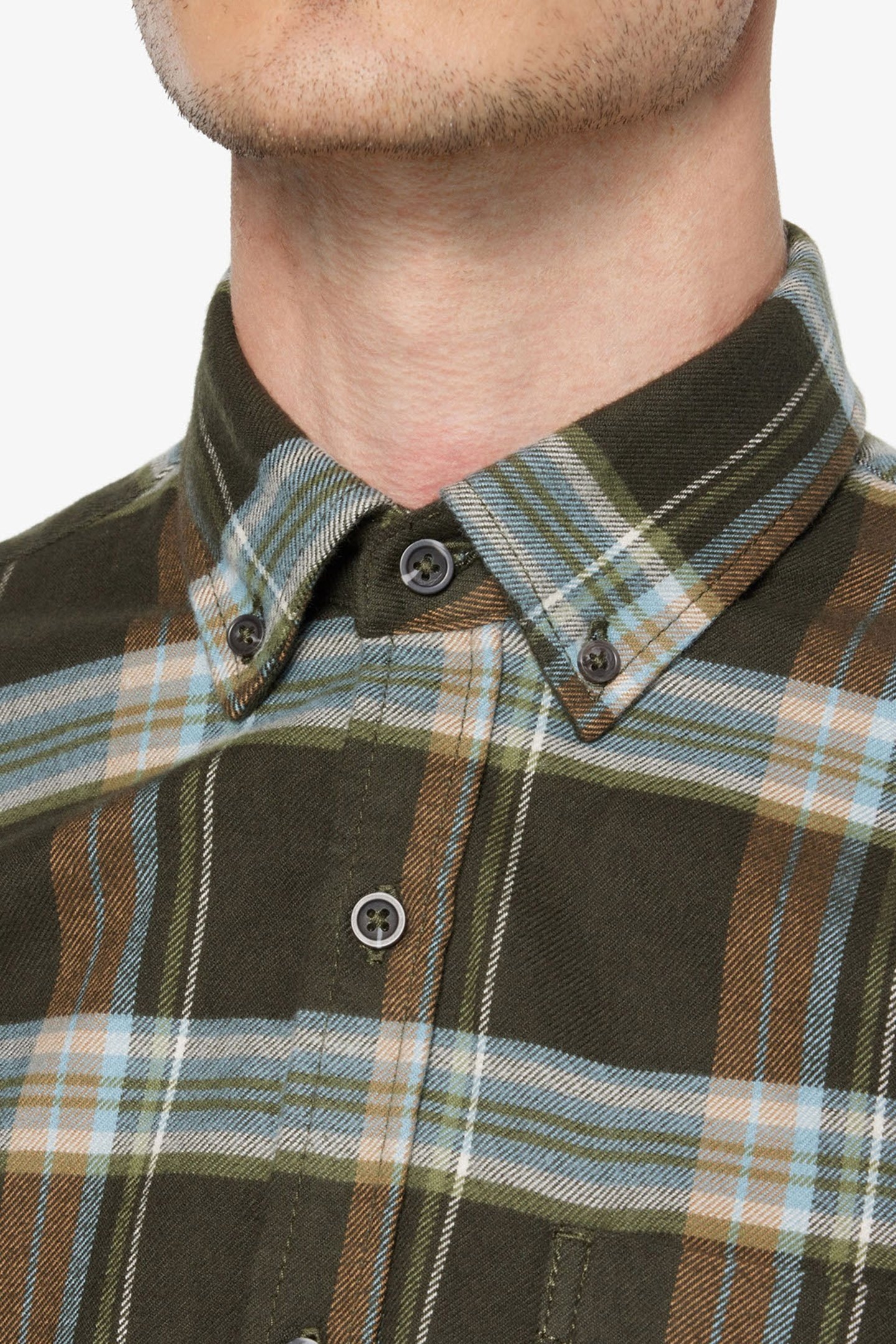 SONNYSI FLANNEL CHECK L/S SHIRTS FULL GREEN 6