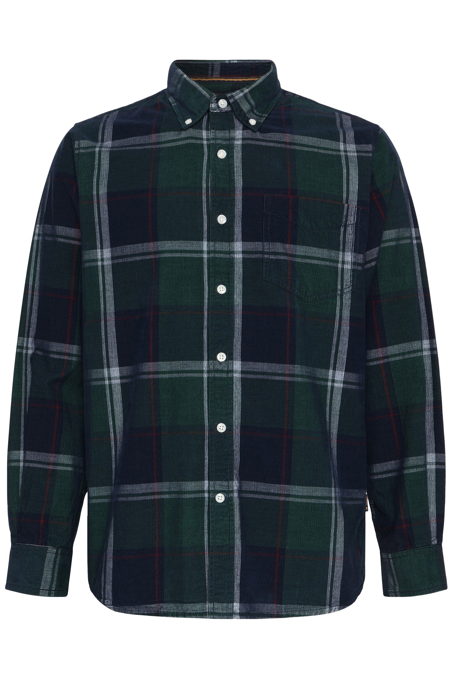 FLOYDSI CHECK L/S SHIRTS DEEP MARINE 1