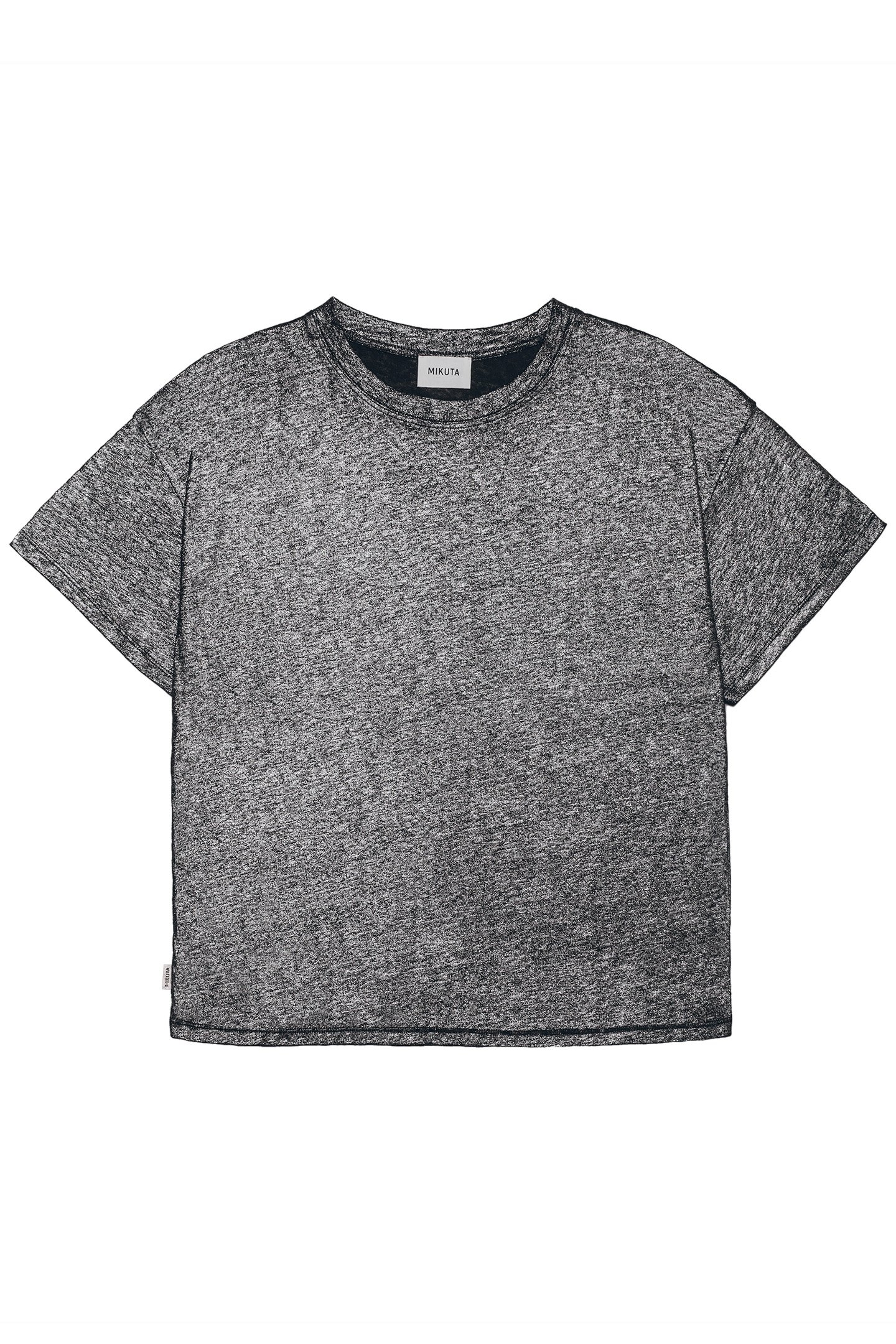 THE GLITTER LINEN BASE T-SHIRT 1