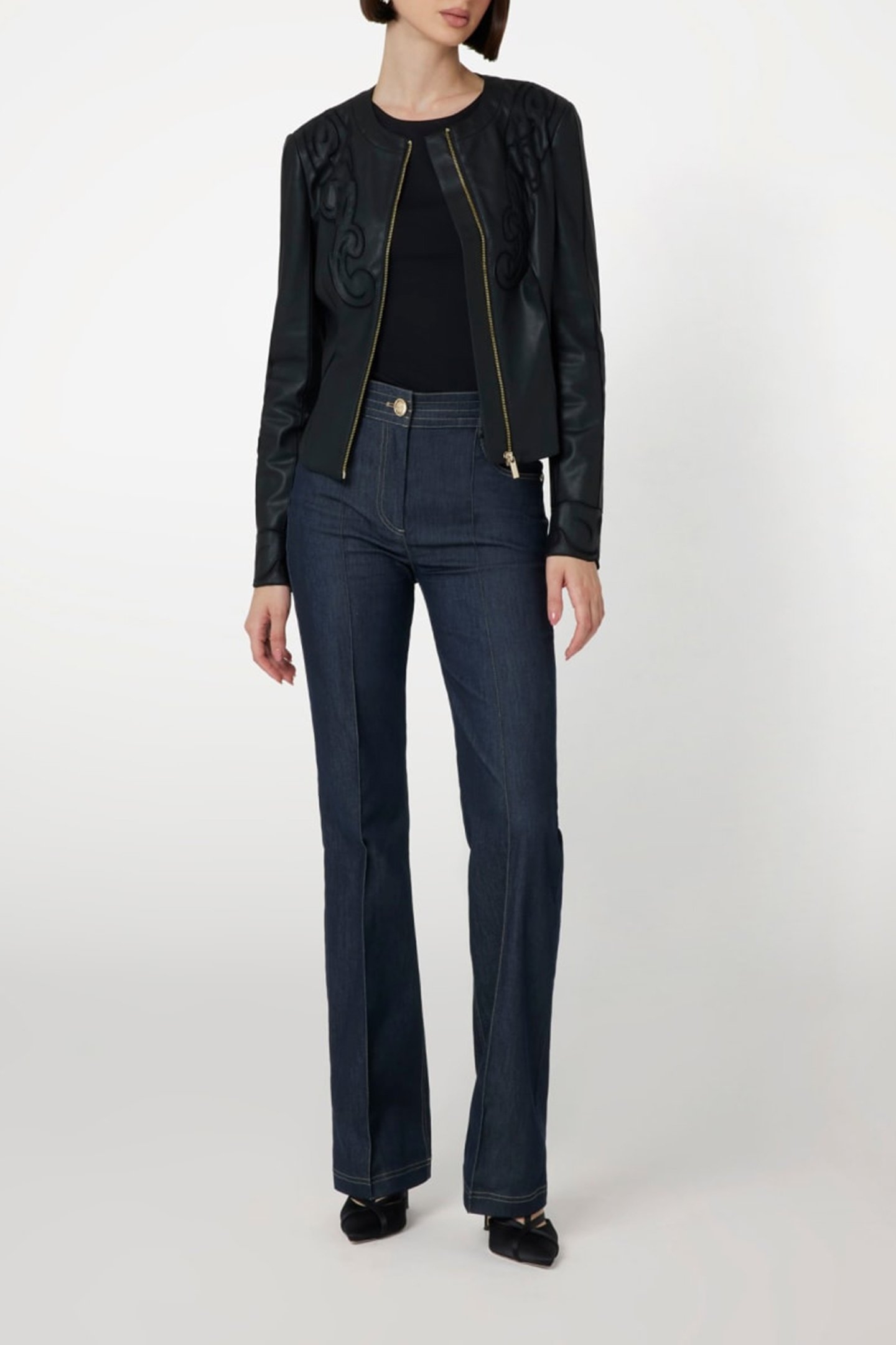 MELINDA JACKET JET BLACK A996 3