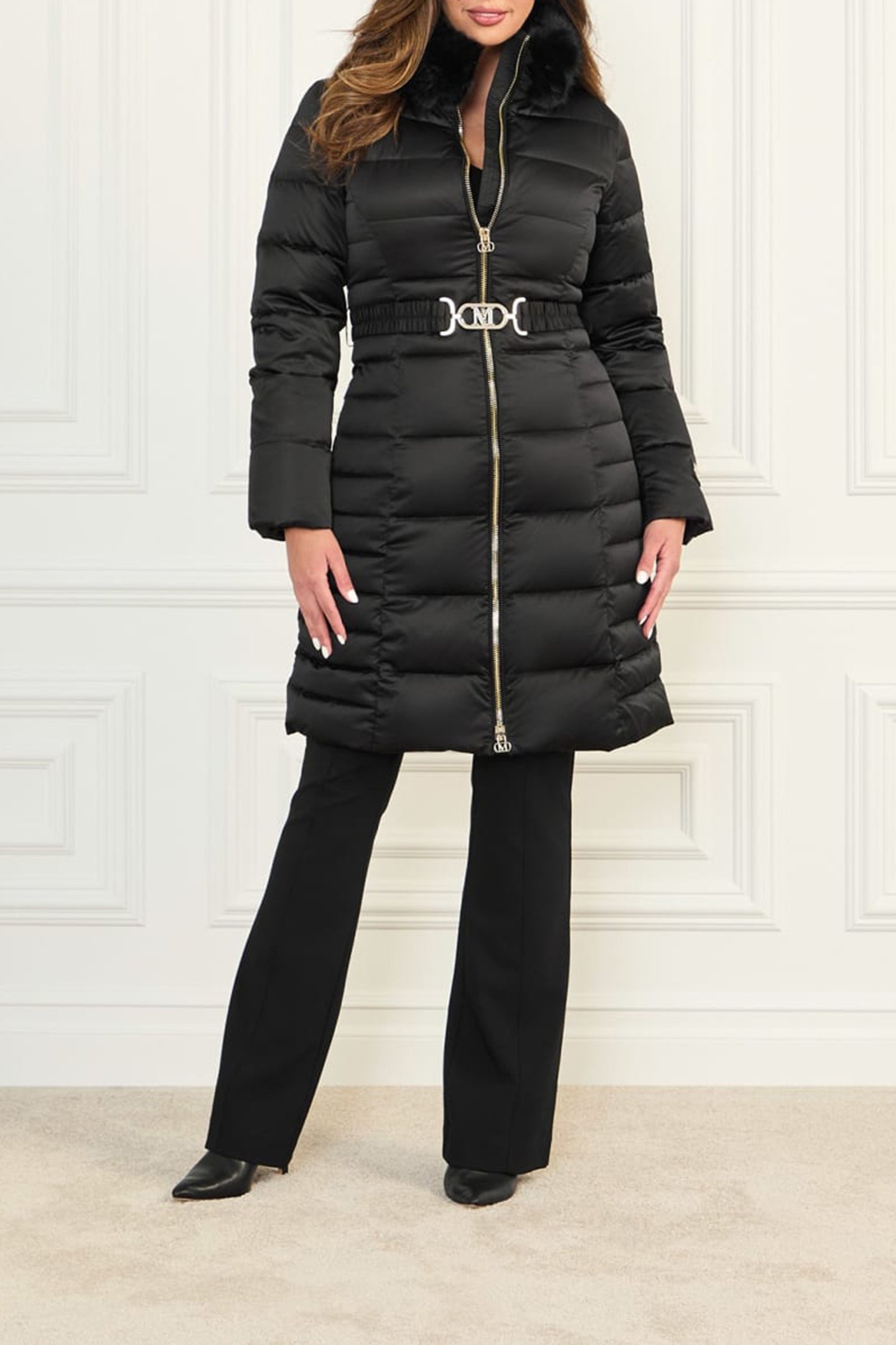 JASTIN DOWN MIDI JAC JET BLACK A996 3