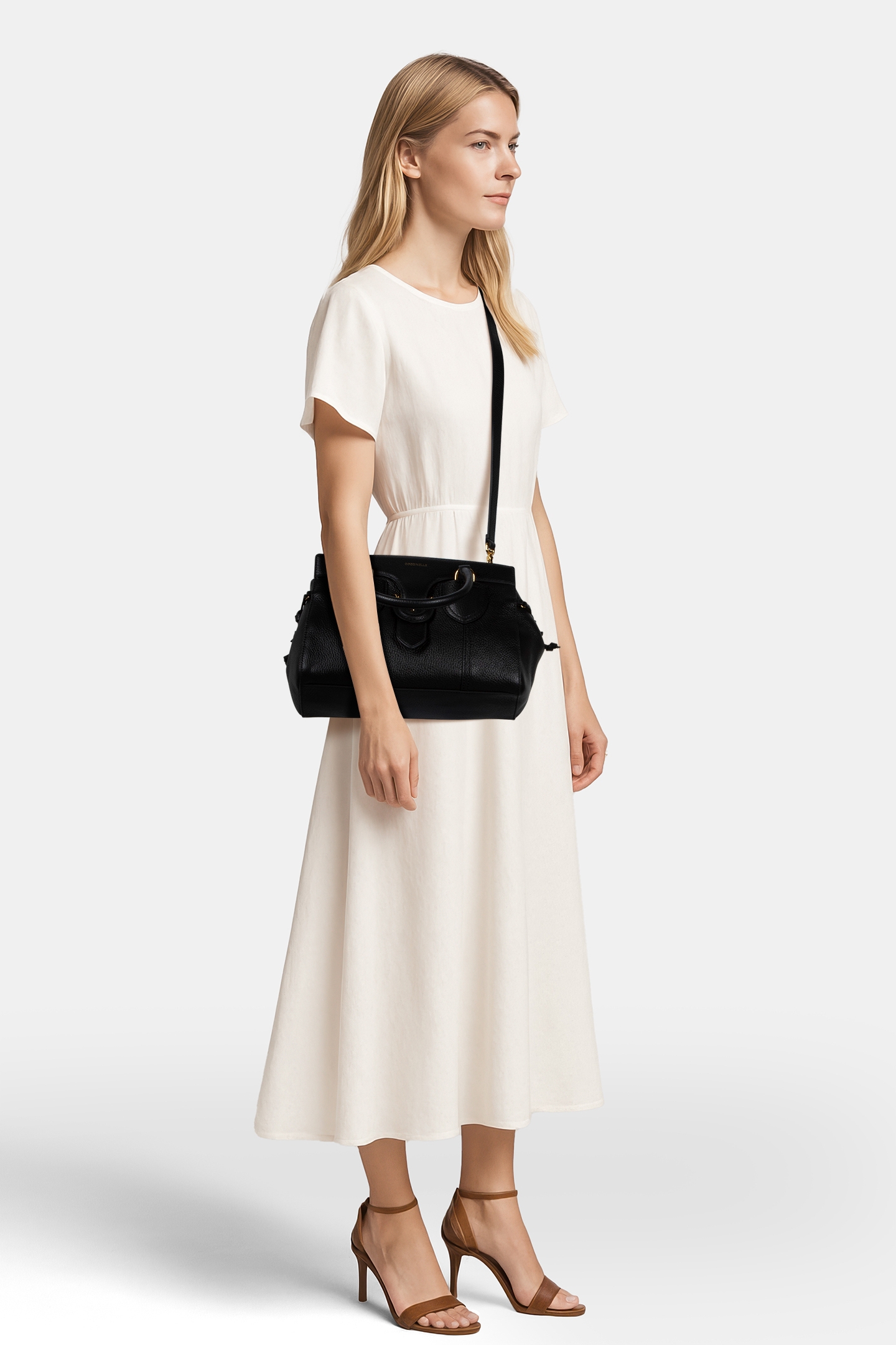 GRAINED LEATHER HANDBAG 2