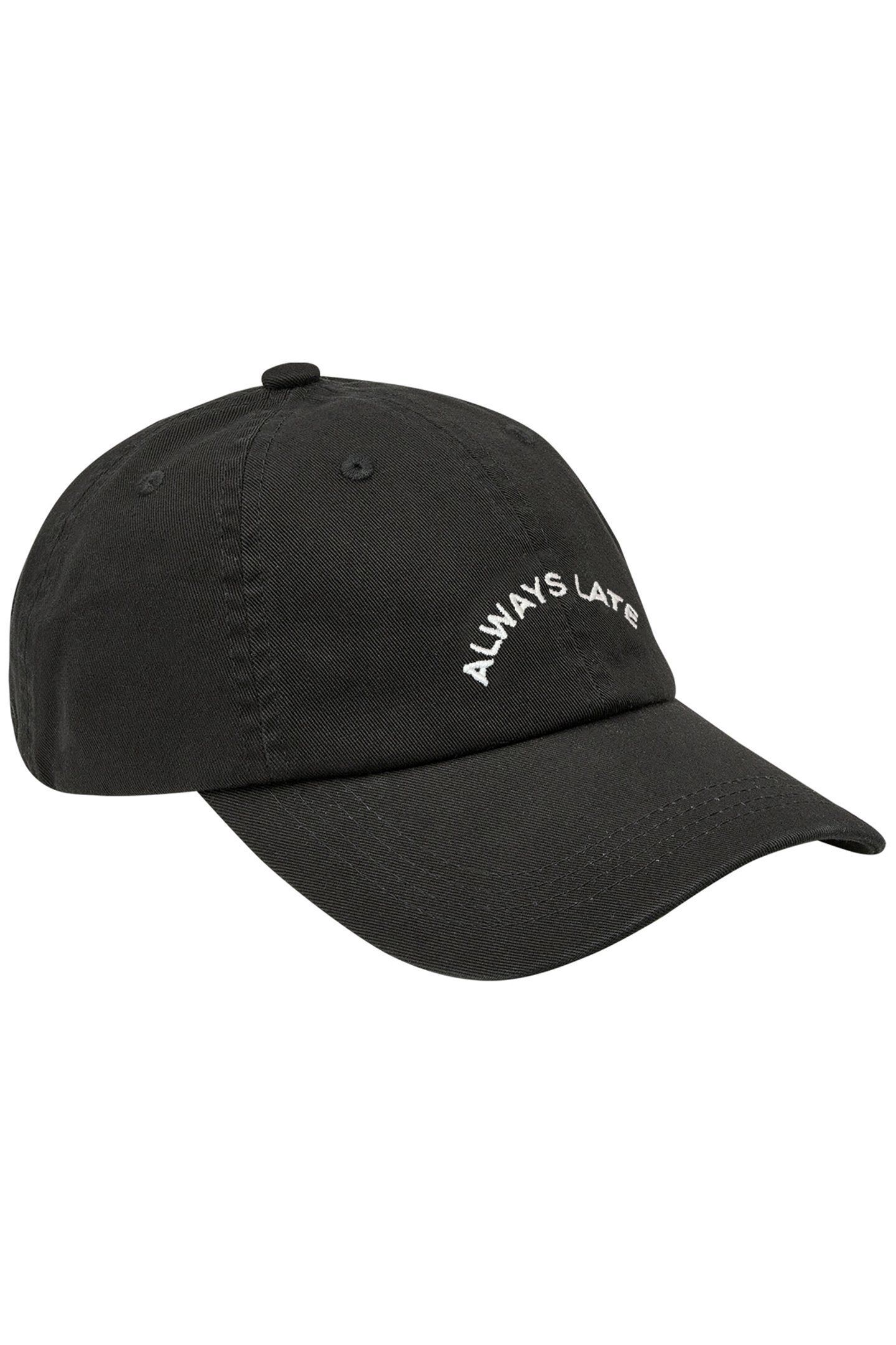 ALWAYS LATE CAP BLACK 1