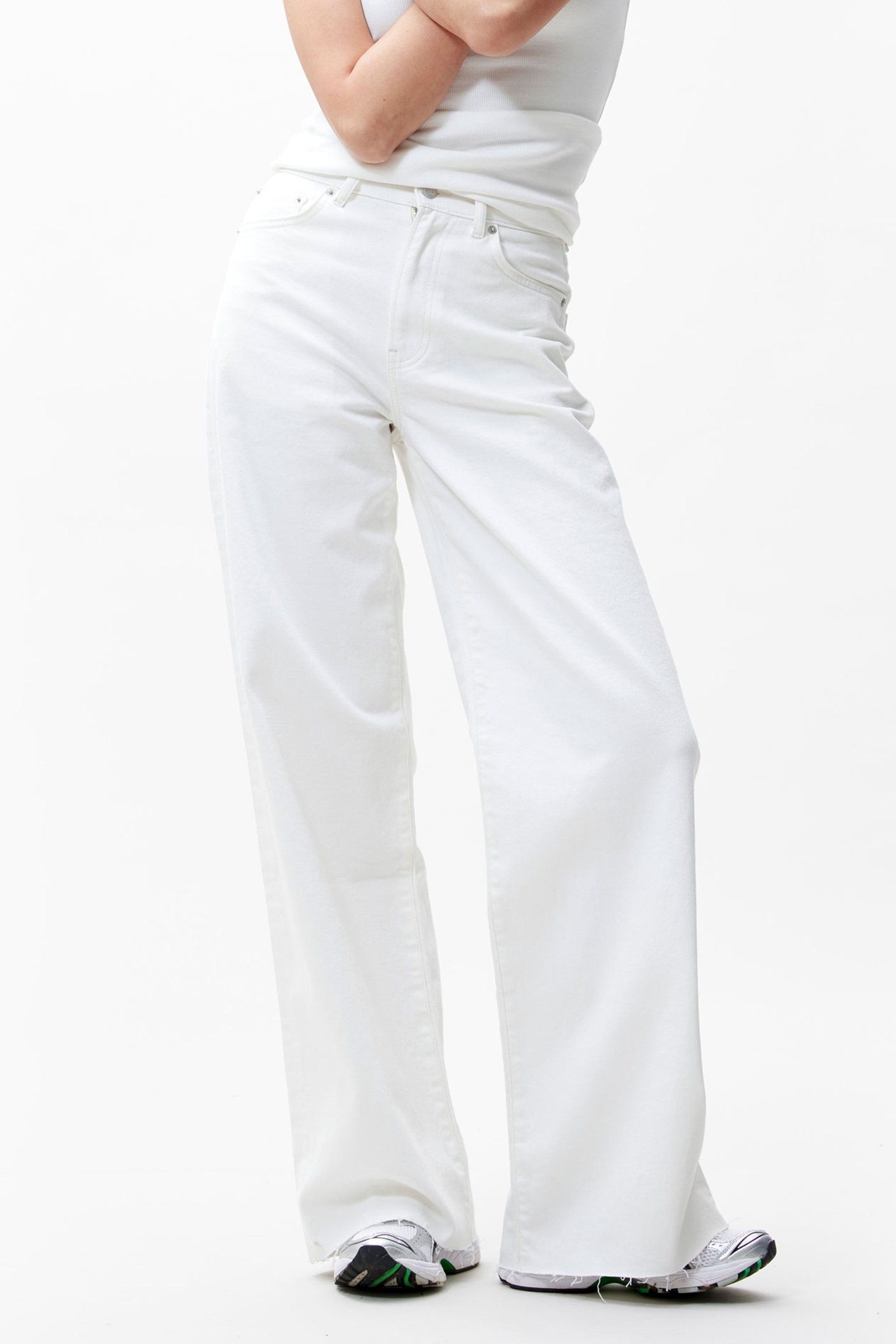 LOOSE FIT JEANS STAR WHITE 1