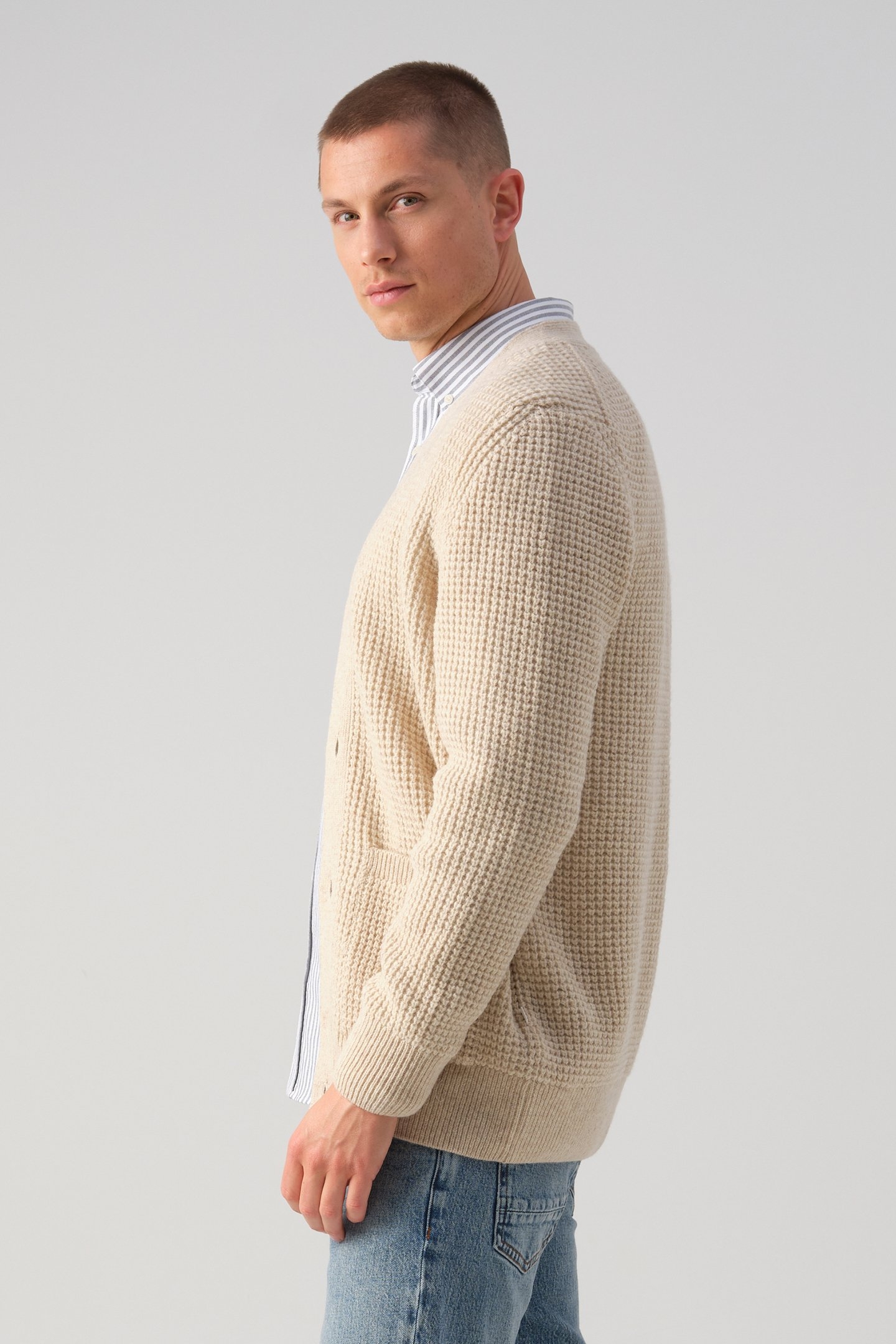 J.C. RAGS RYKER VEST BLEACHED SAND 4