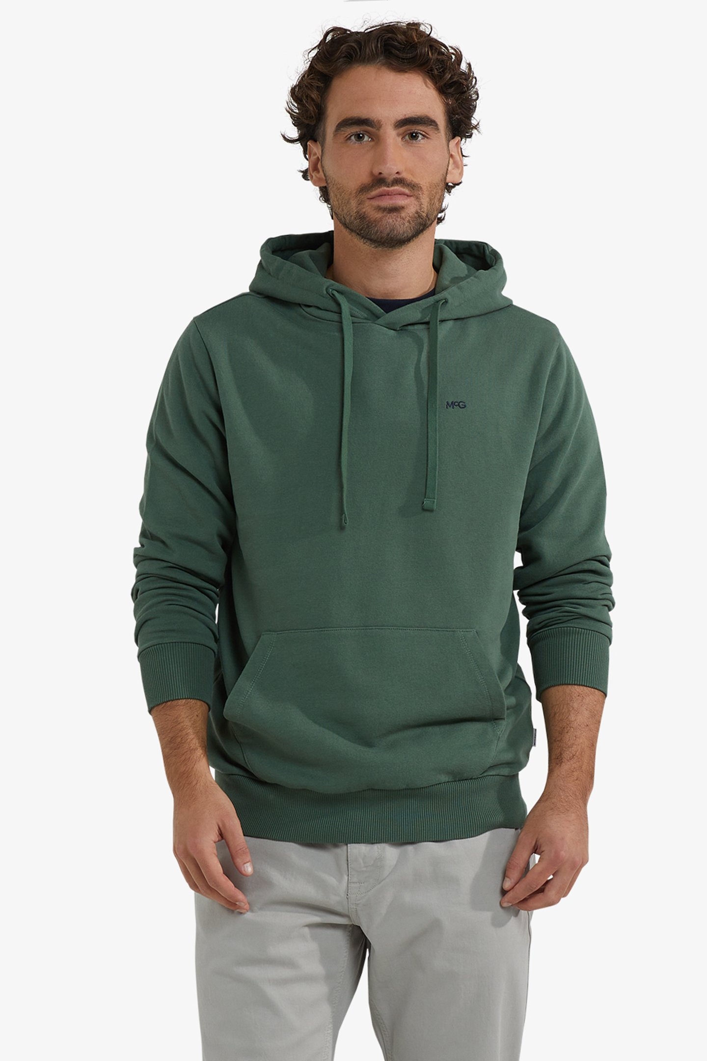 LOGO HOODY WINTER SAGE 1