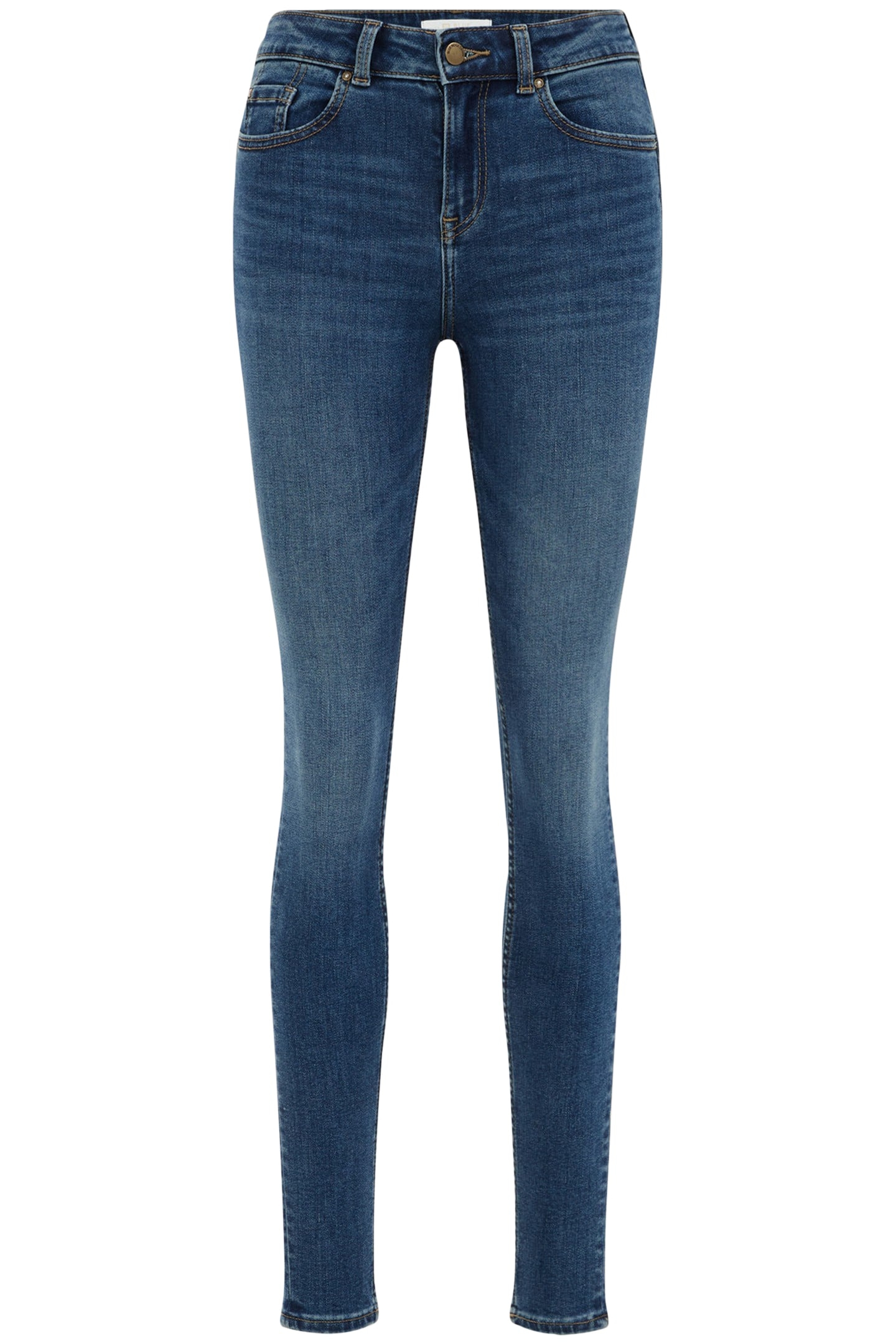 5-POCKET MID WAIST DARK BLUE 4