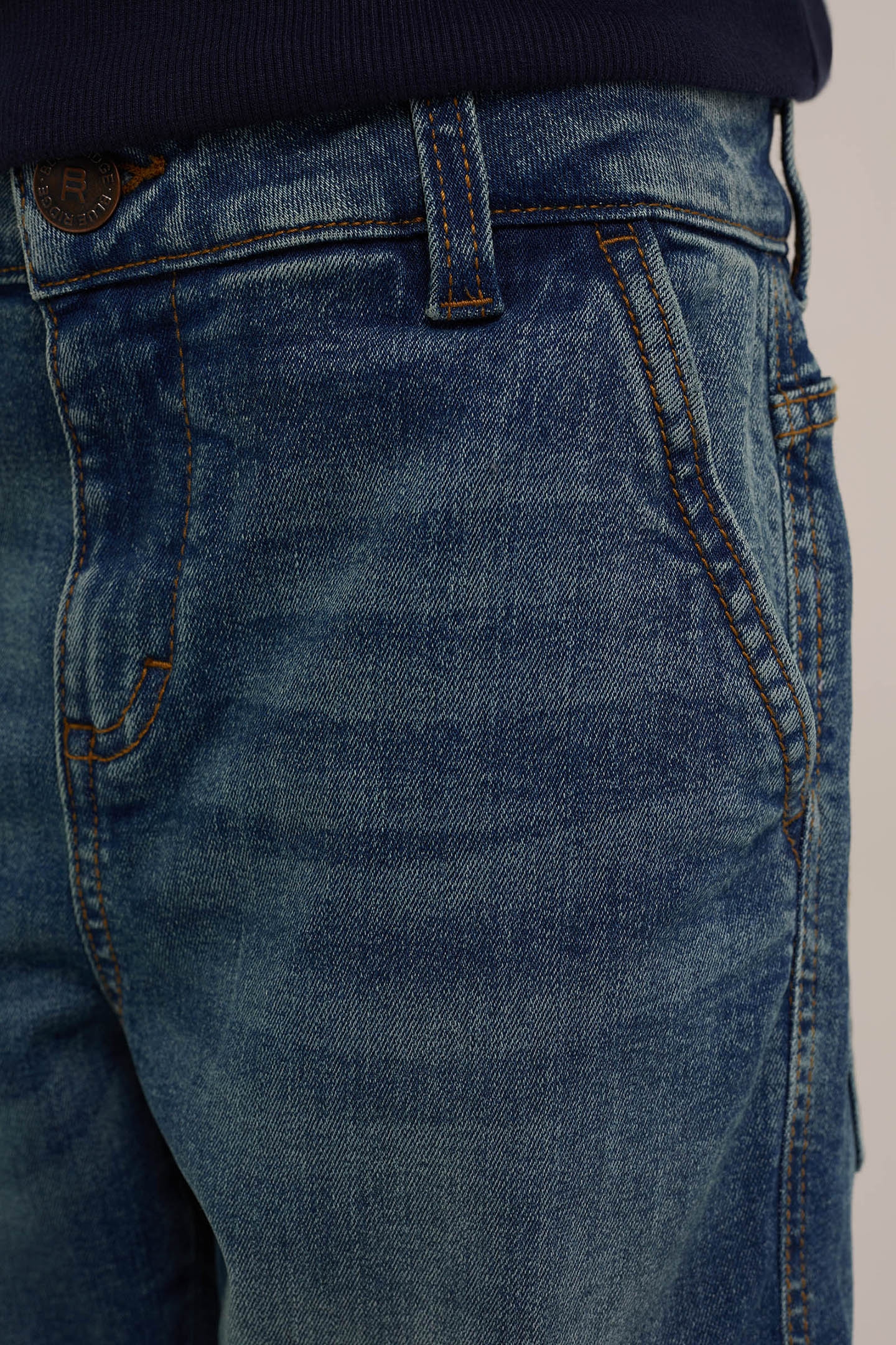 CARGO PANTS DARK BLUE 5