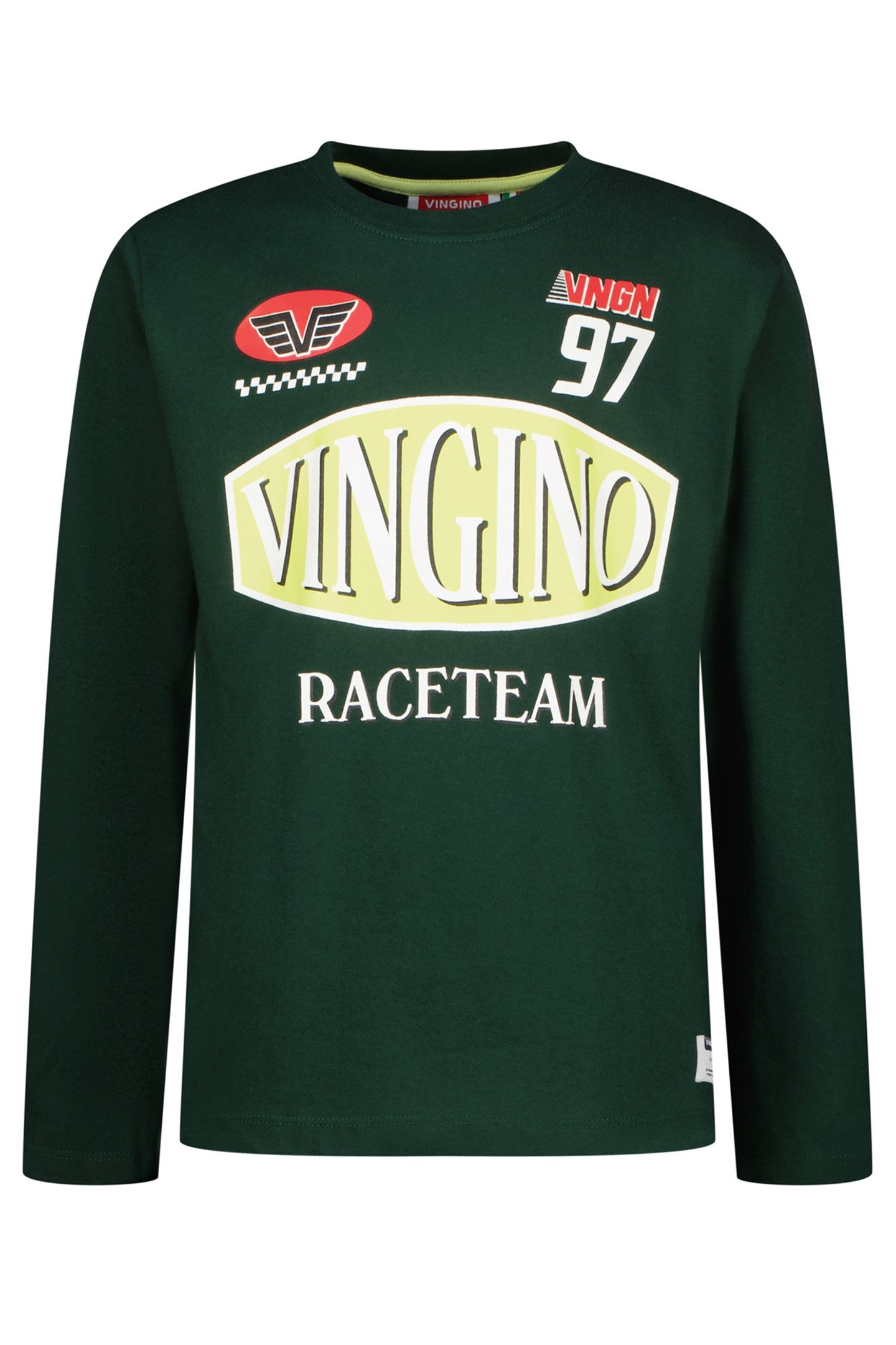 BOYS JACING T-SHIRT RACING GREEN 3