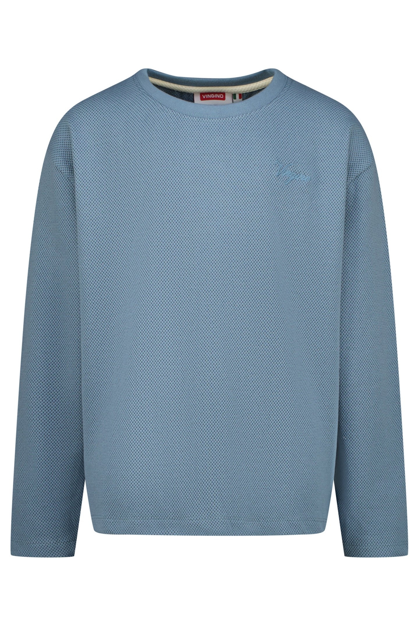 BOYS BASIC TEE T-SHIRT LAKE BLUE 1