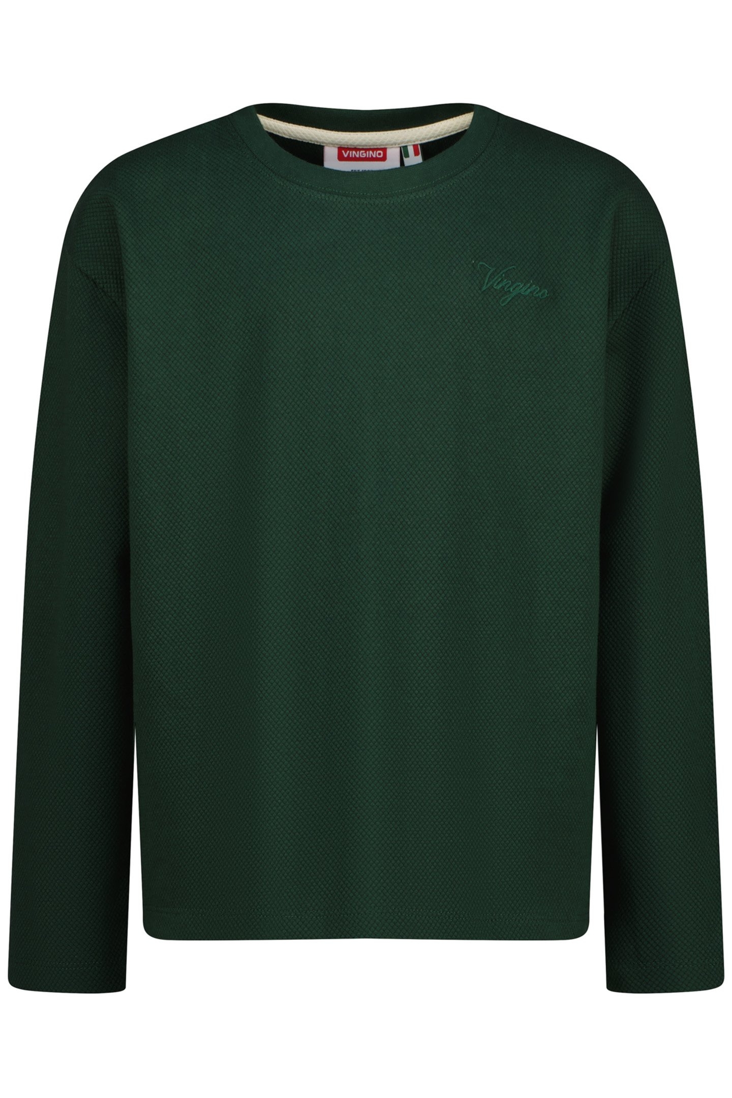 BOYS BASIC TEE T-SHIRT RACING GREEN 1