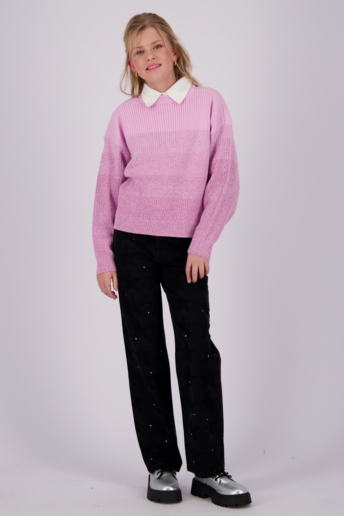 GIRLS MILKE FLAT KNIT TWINKLE PINK 5