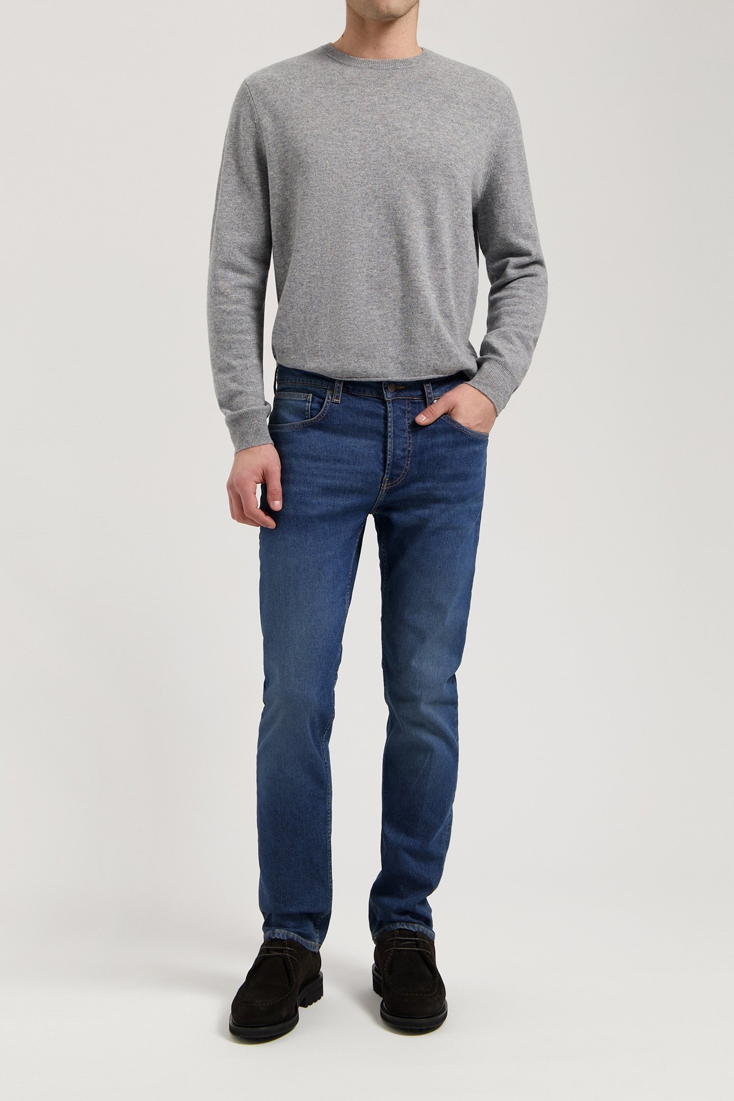 HANK MID TAPERED RUSTIC BLUE 3