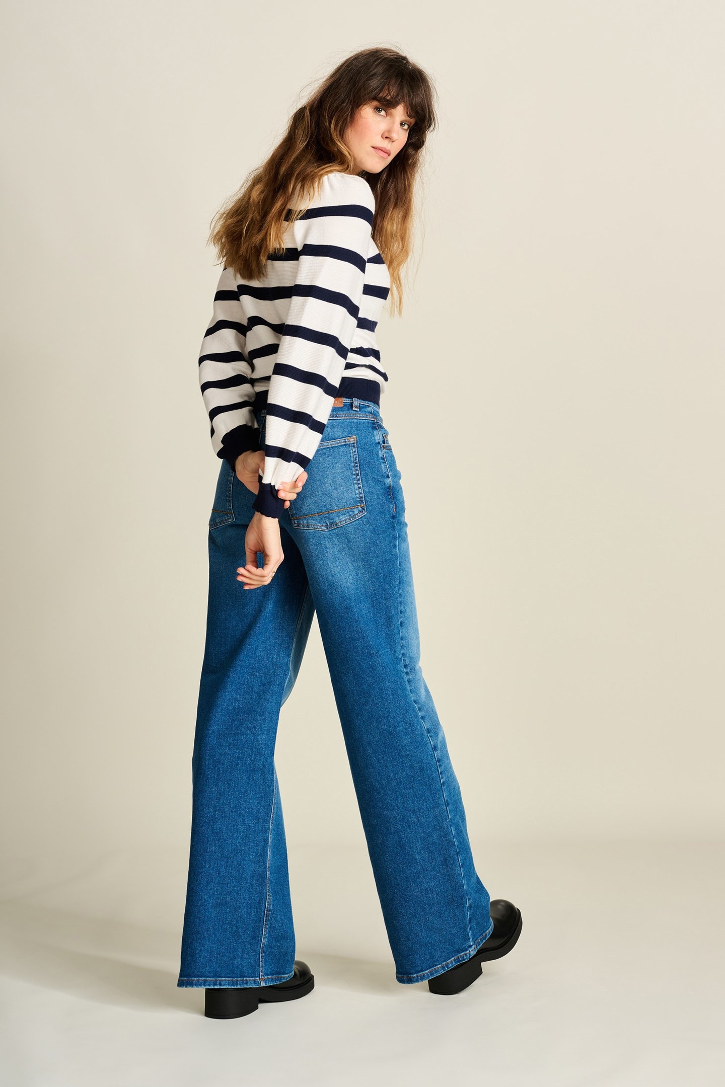 JEANS- WIDE LEG VINTAGE BLUE 5
