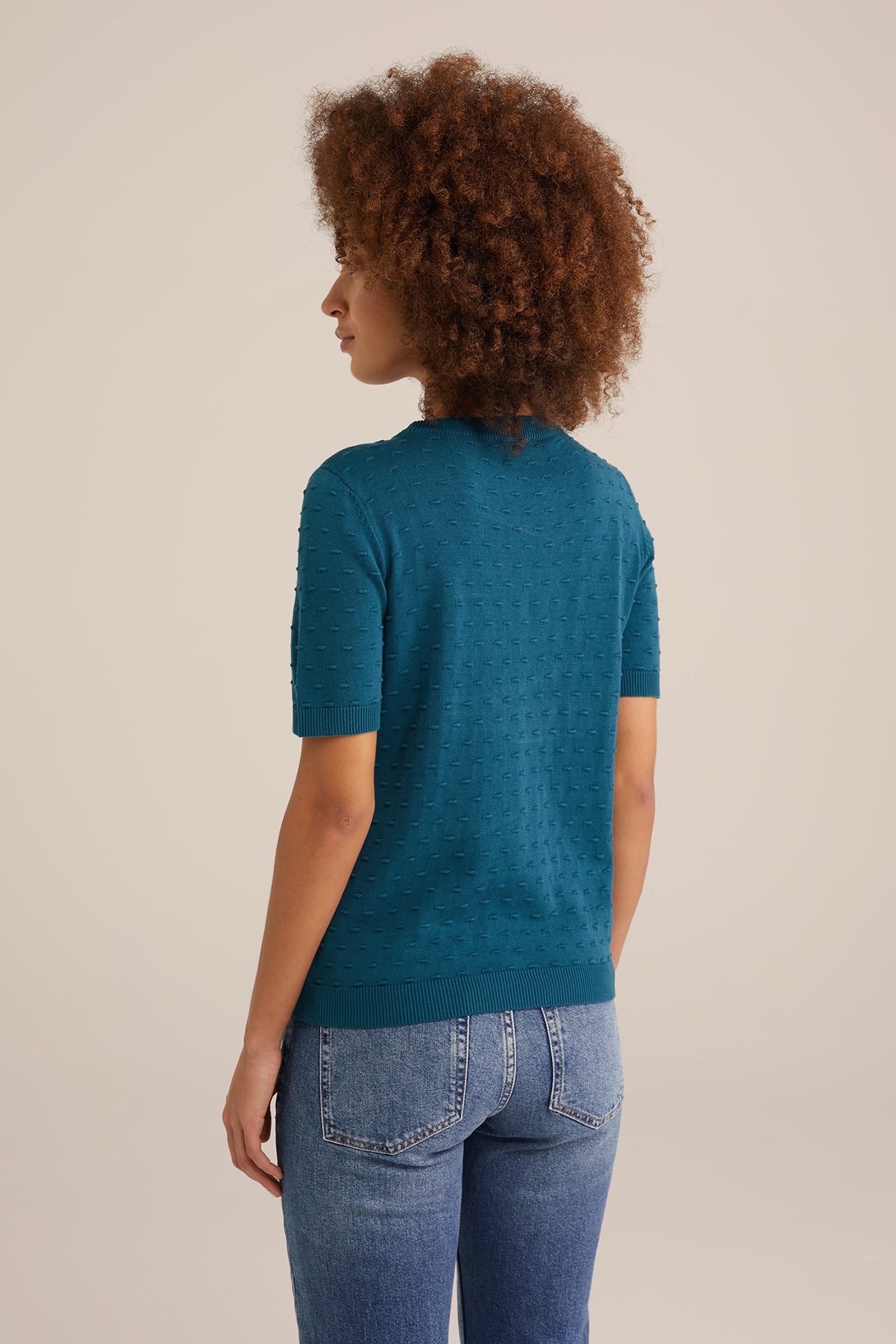 KNITTED PULLOVER SEA GREEN 2