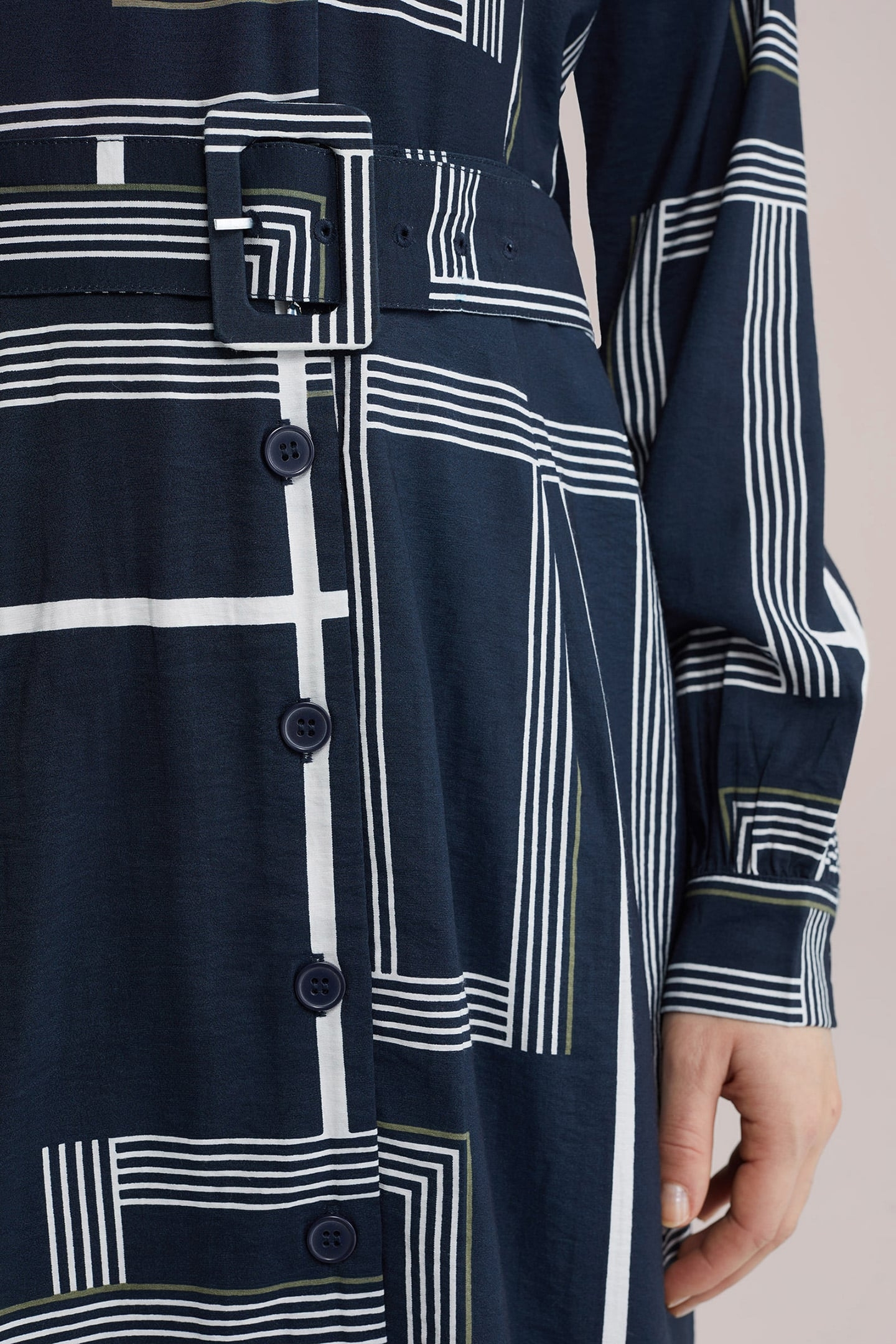 DRESS MID LENGTH NAVY BLUE 6