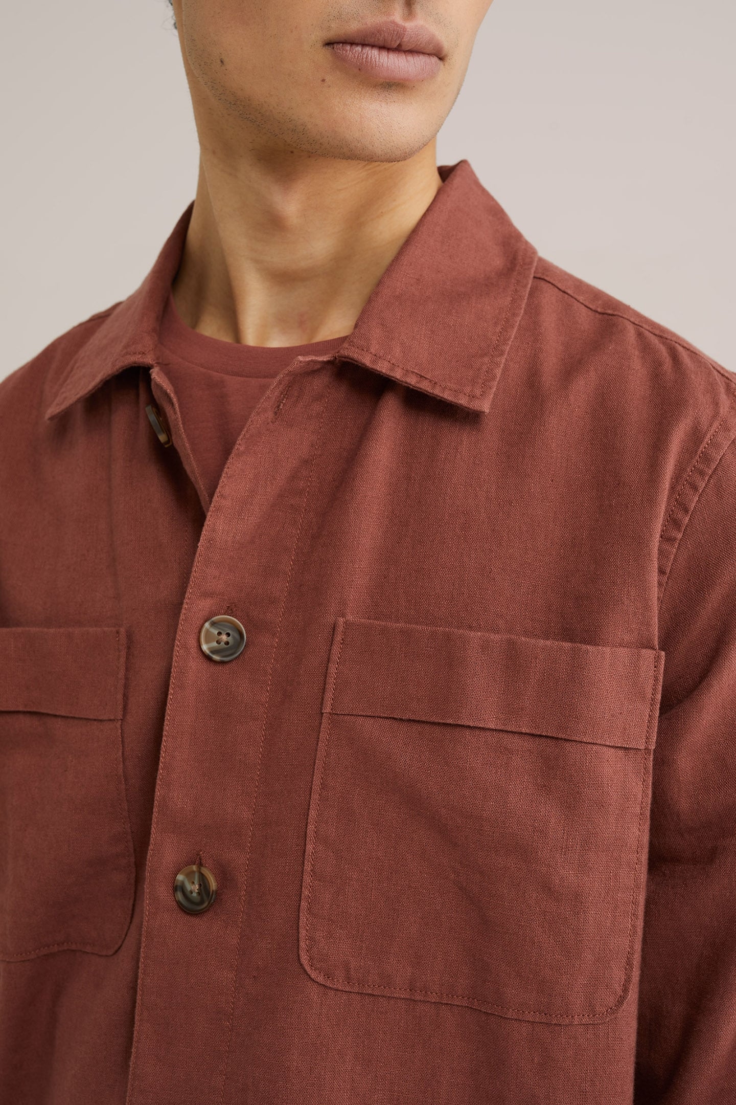 OVERSHIRT RUST BROWN 5