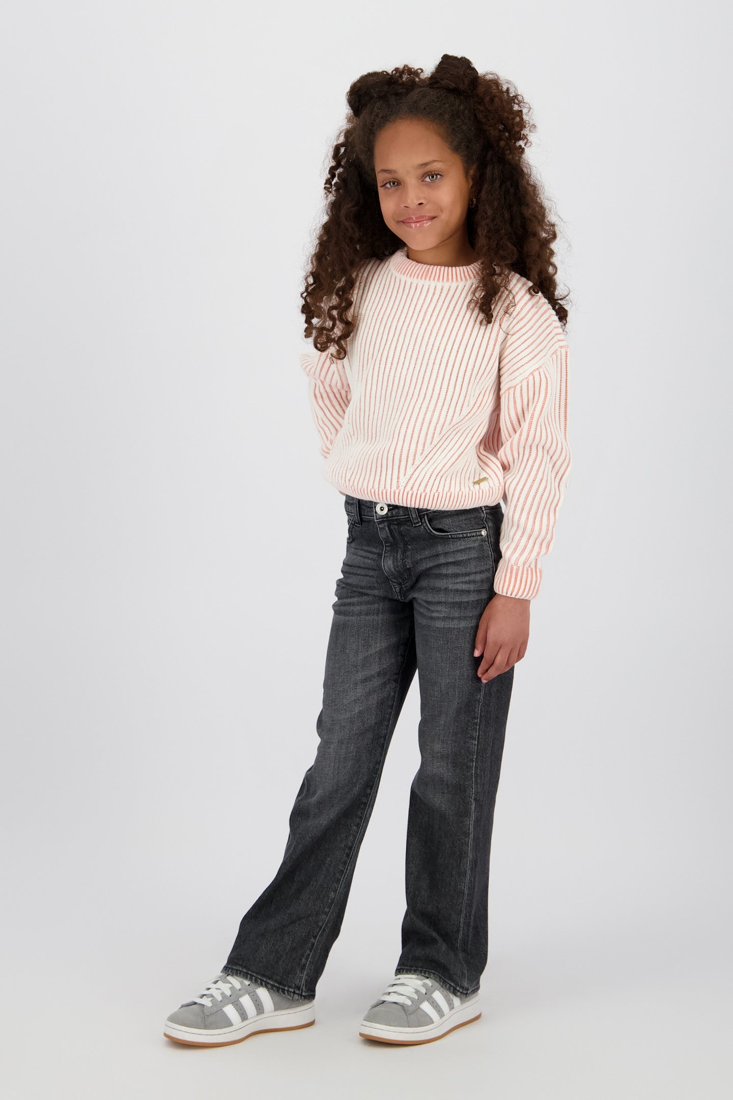 GIRLS CAREY JEANS DARK GREY VINTAGE 6