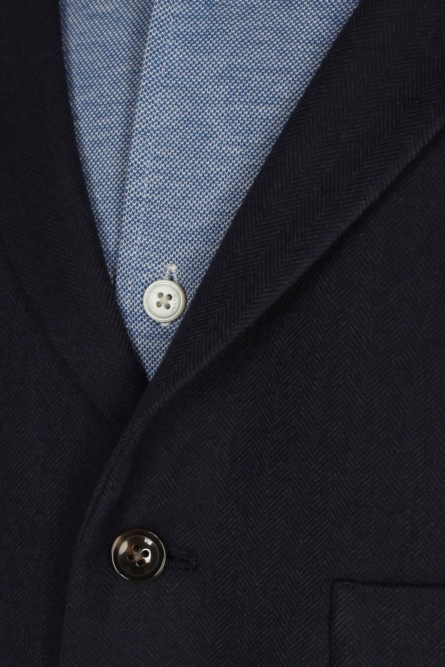 CLASSIC GILET WITH COLLAR BLUE 3