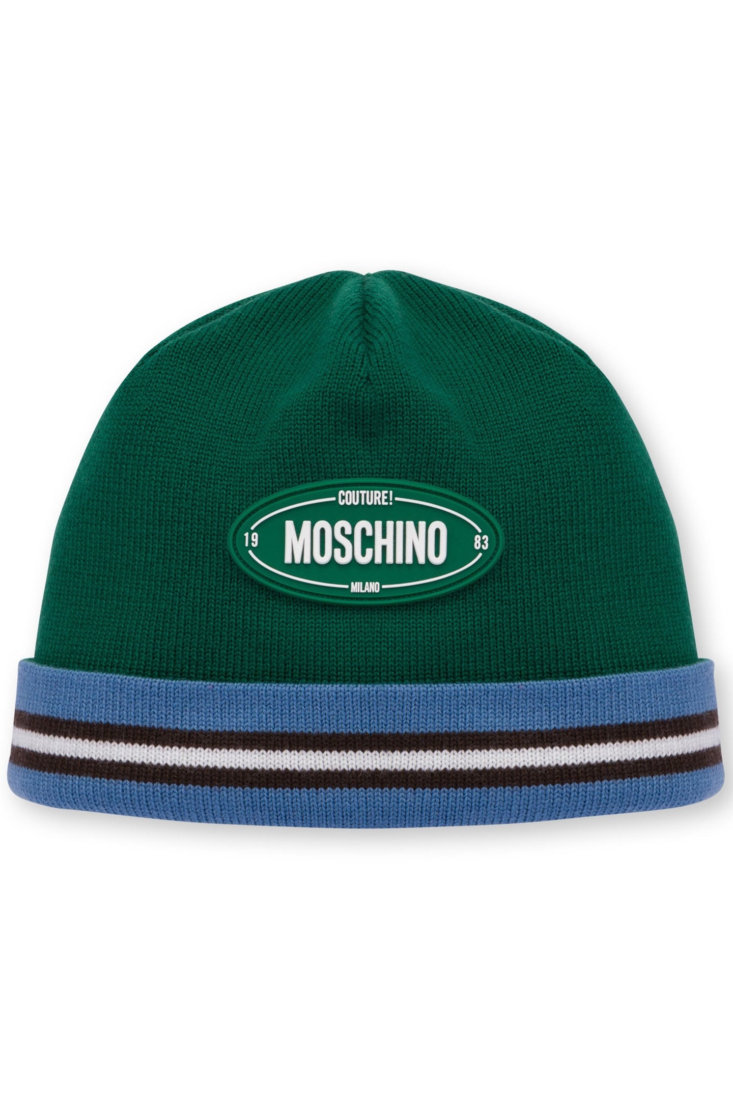 OVAL LOGO WOOL HAT GREEN 1