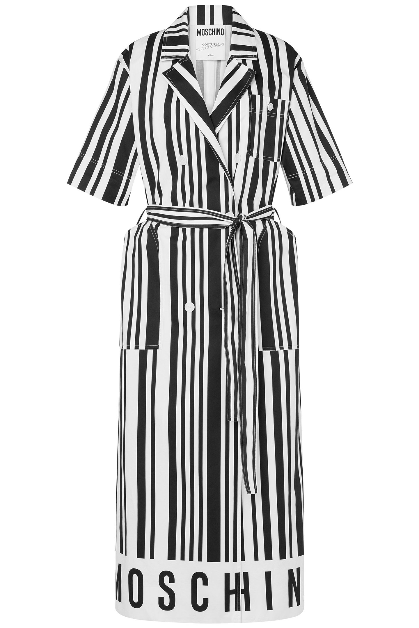 BARCODE ARCHIVE CAPSULE DRESS WHITE 3