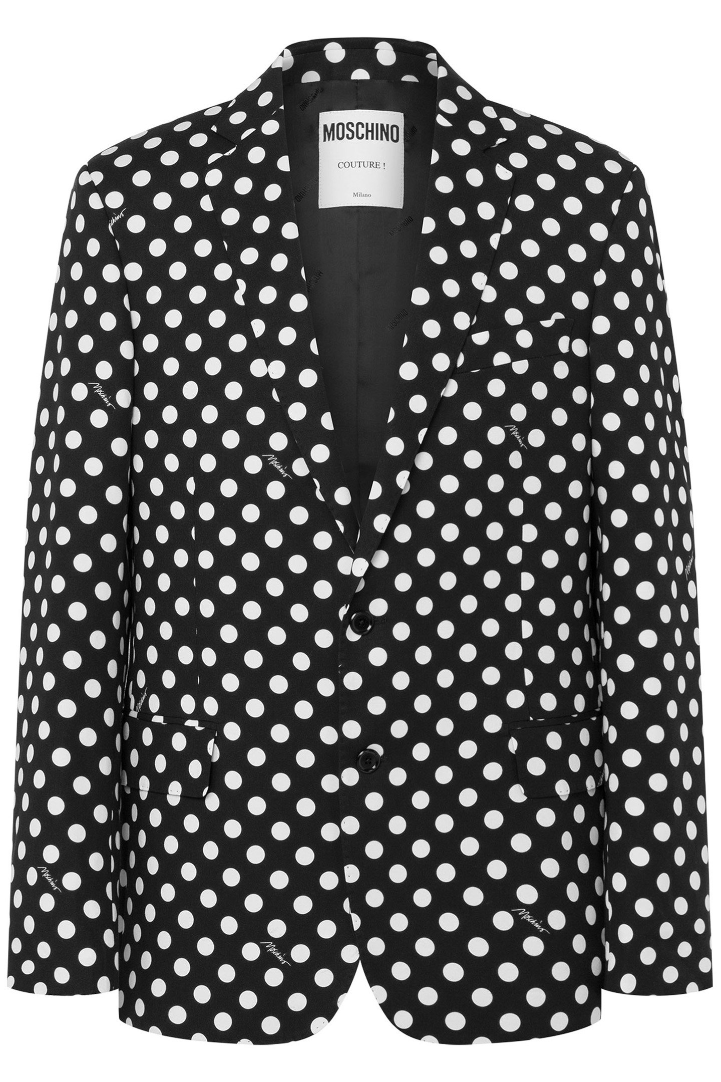 ALLOVER POLKA DOTS JACKET BLACK 3